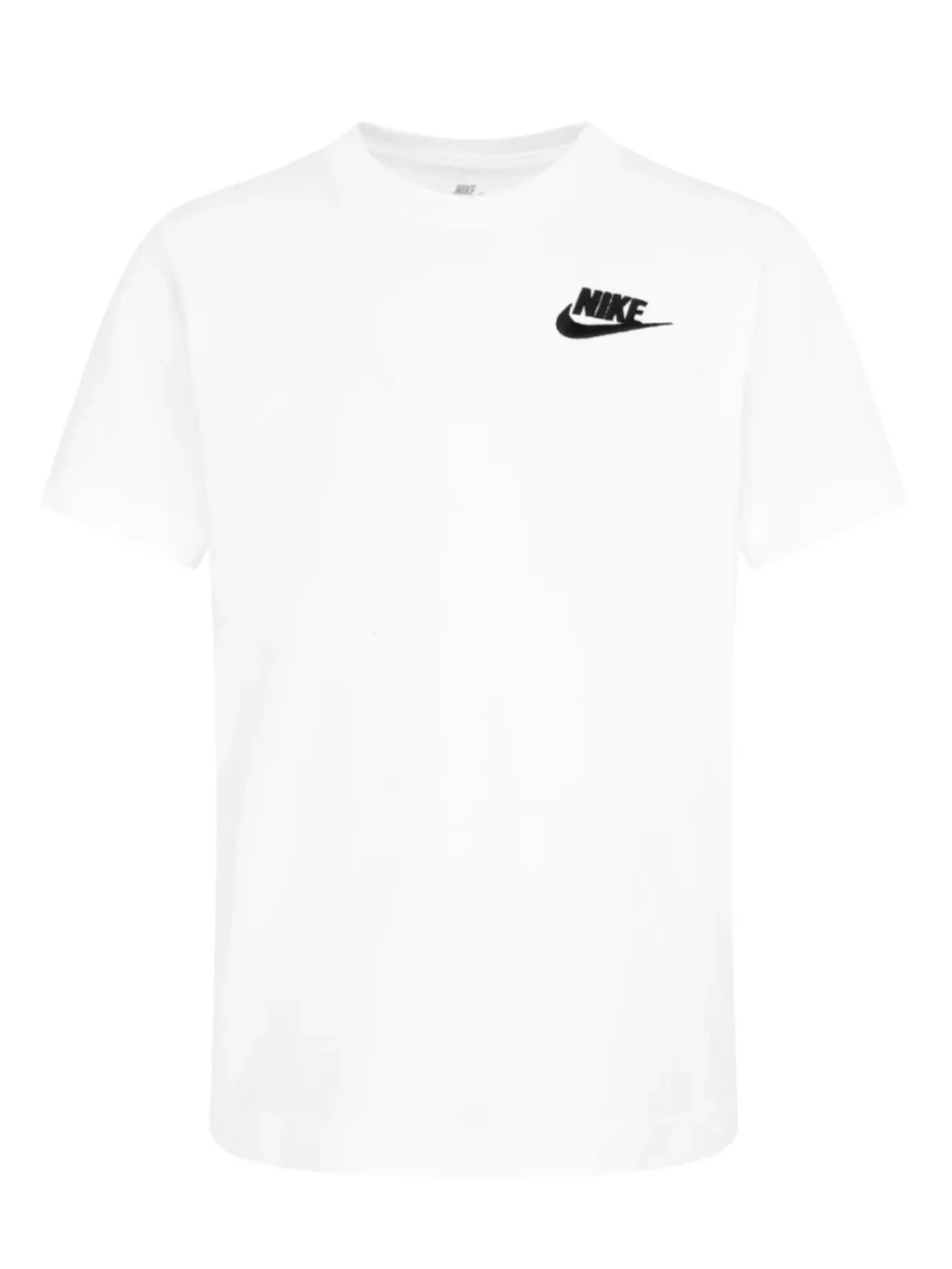 NIKE T-Shirt*Maglia bianca da bambino logo ricamato 8UC545