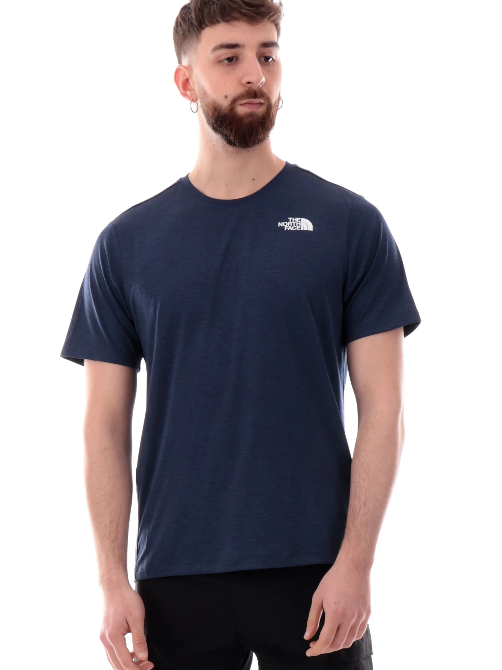 THE NORTH FACE T-Shirt*Maglia North Face blu tecnica da uomo tessuto traspirante NF0A894B