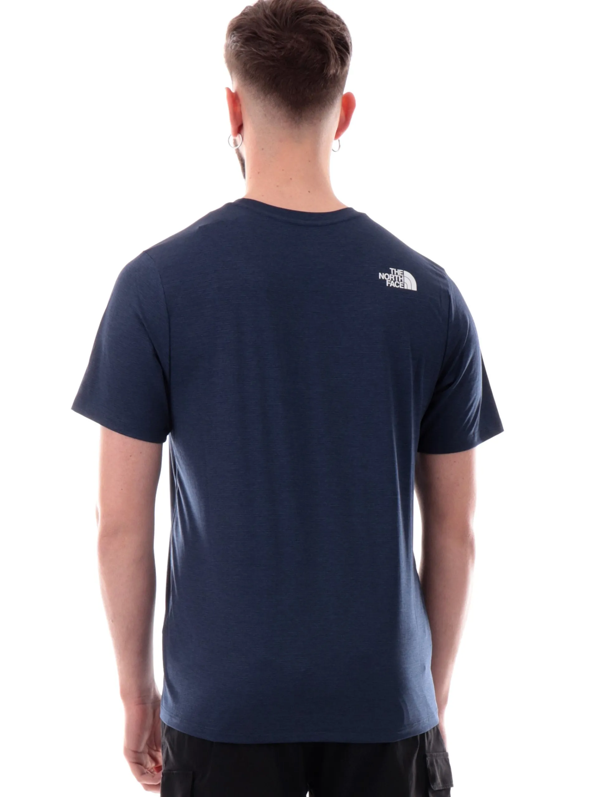 THE NORTH FACE T-Shirt*Maglia North Face blu tecnica da uomo tessuto traspirante NF0A894B