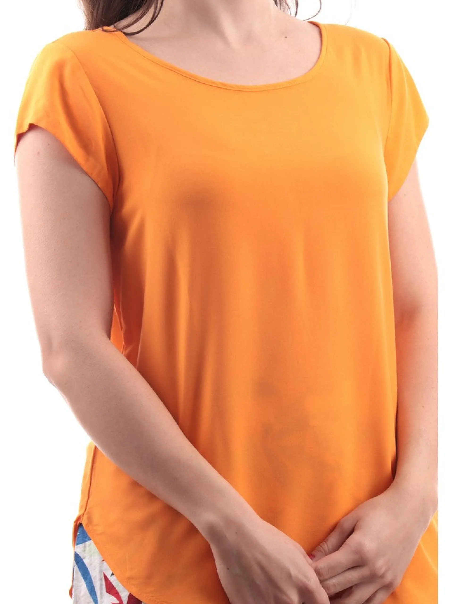 ONLY Maglie*Maglia Arancione da Donna 15222173