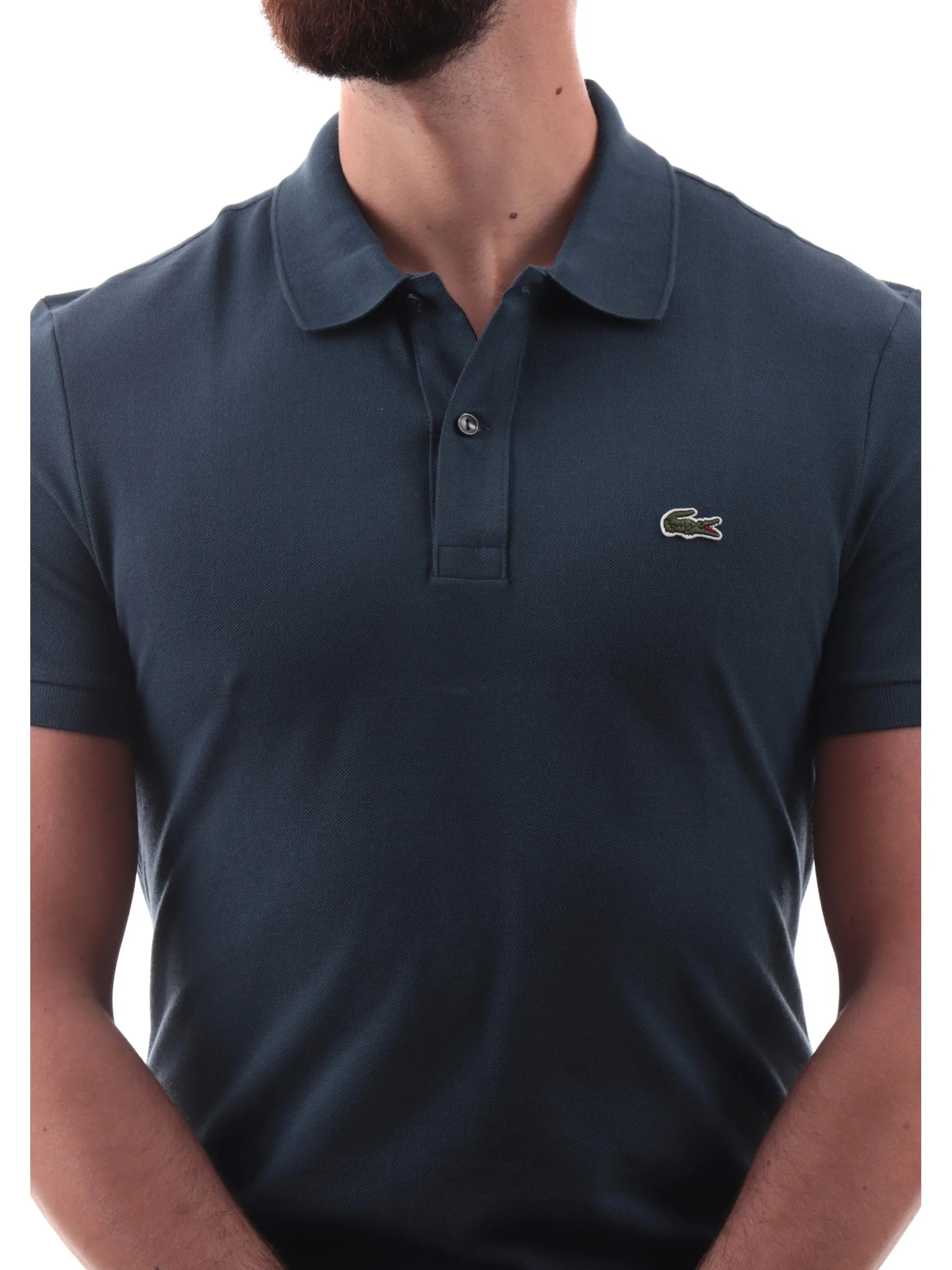 LACOSTE Polo*Maglia Polo blu da uomo slim Fit 4012