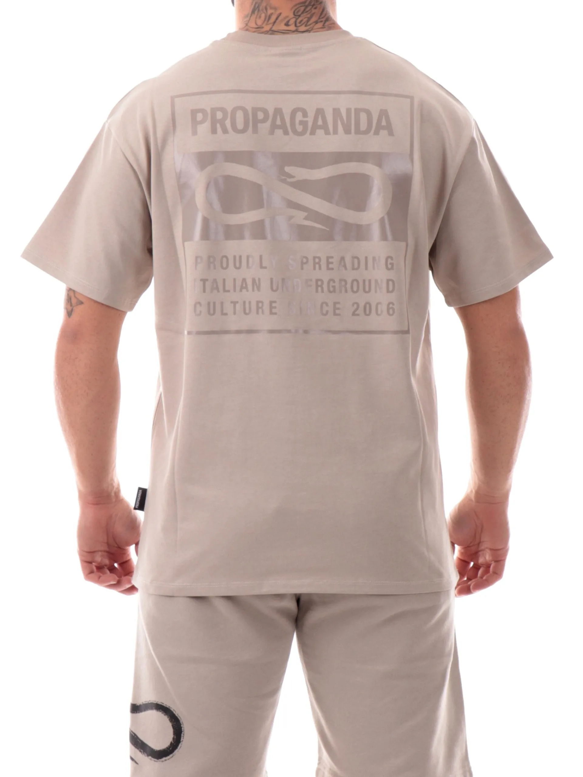 PROPAGANDA T-Shirt*Maglia beige Label Classic 25SSPRTS