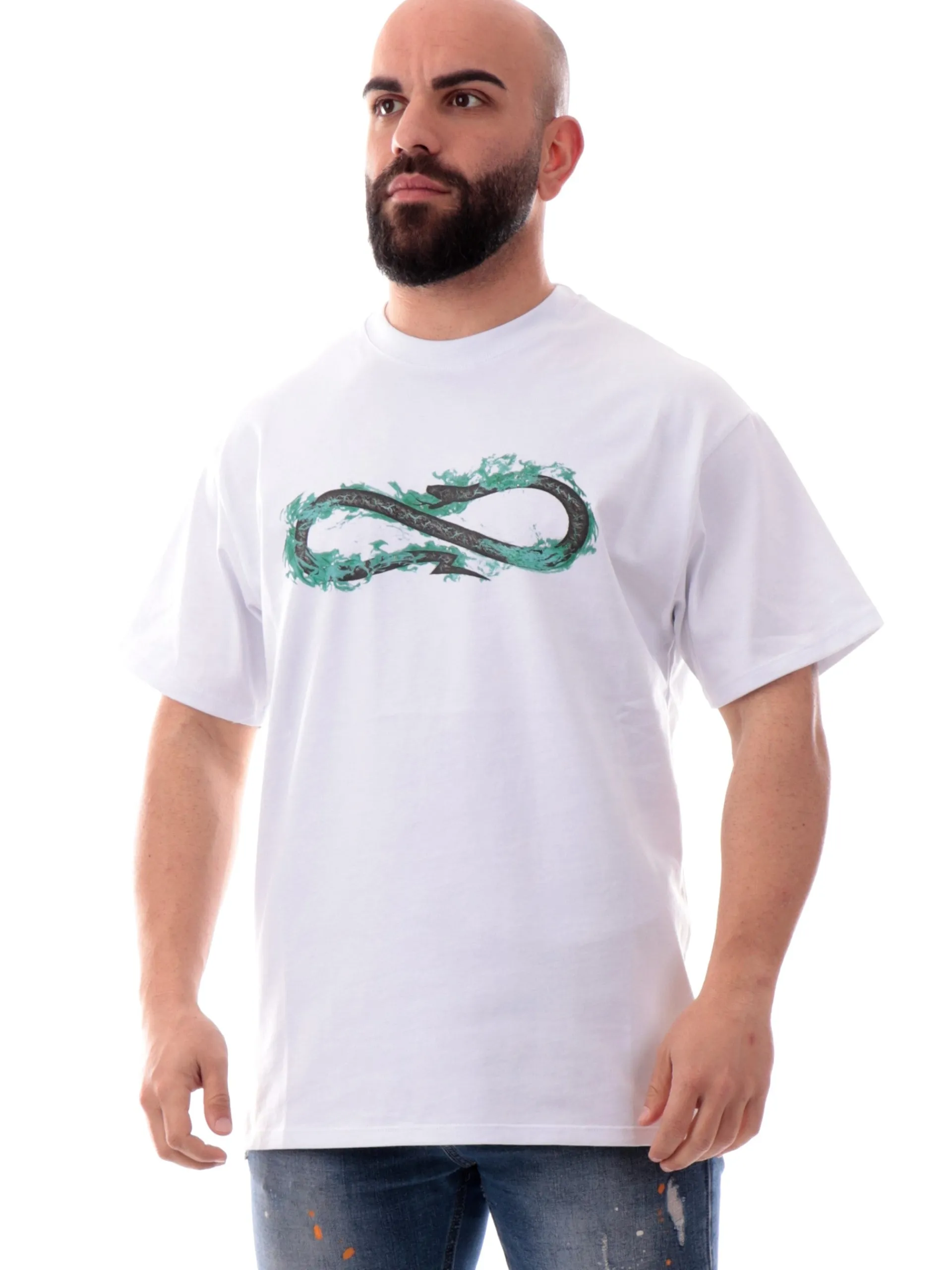 PROPAGANDA T-Shirt*Maglia bianca Triangle Panther 25SSPRTS