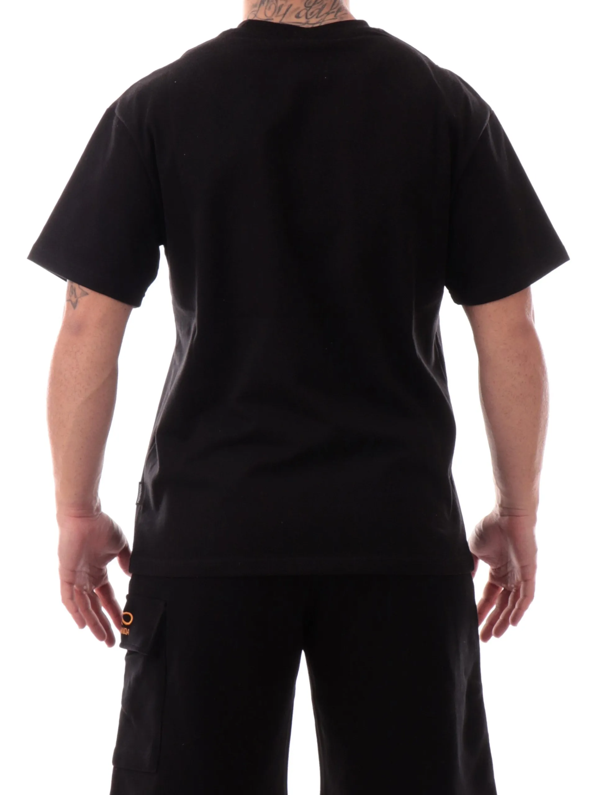 PROPAGANDA T-Shirt*Maglia nera Logo Embroidery 25SSPRTS