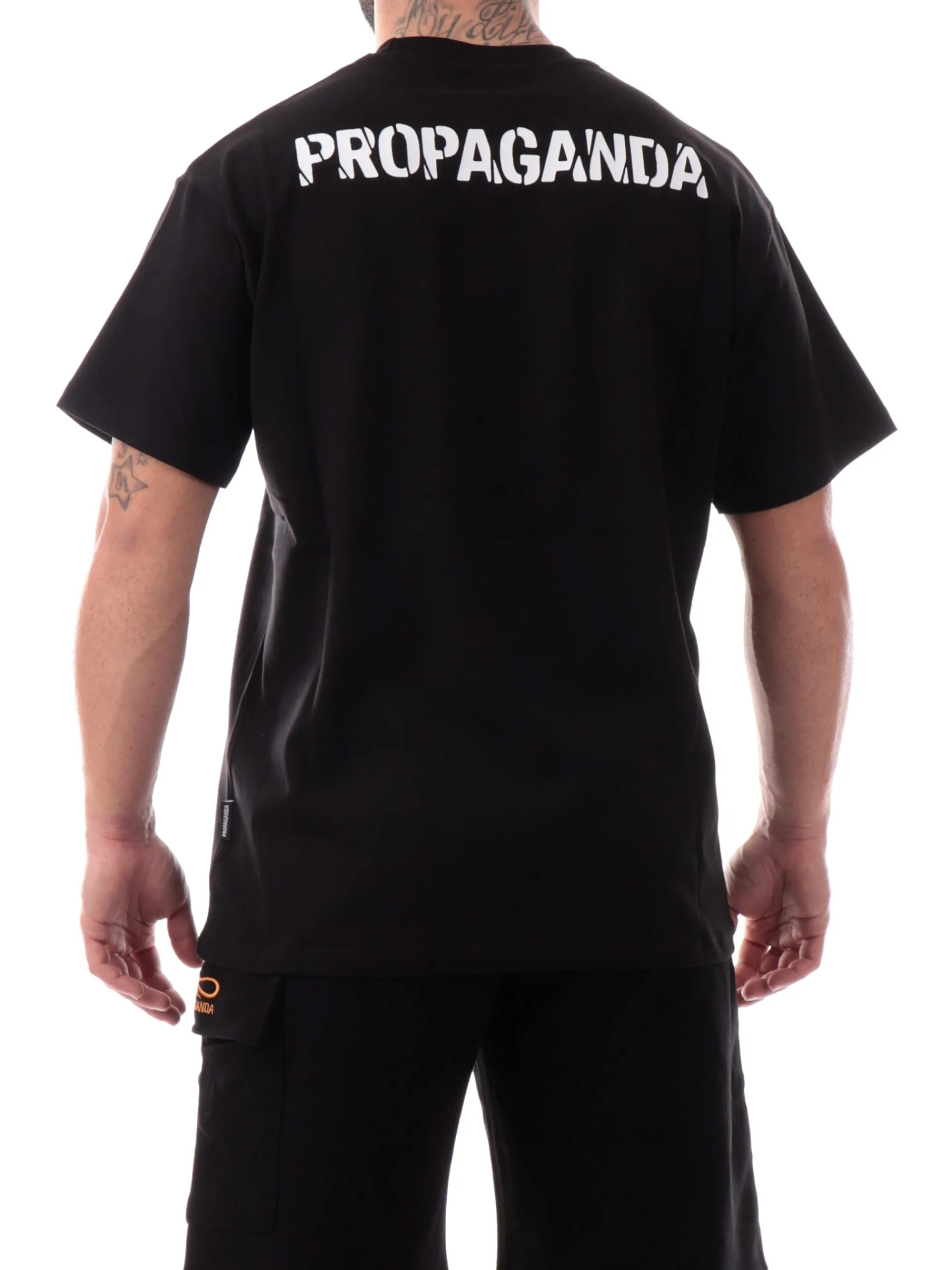 PROPAGANDA T-Shirt*Maglia nera Logo VHS 25SSPRTS