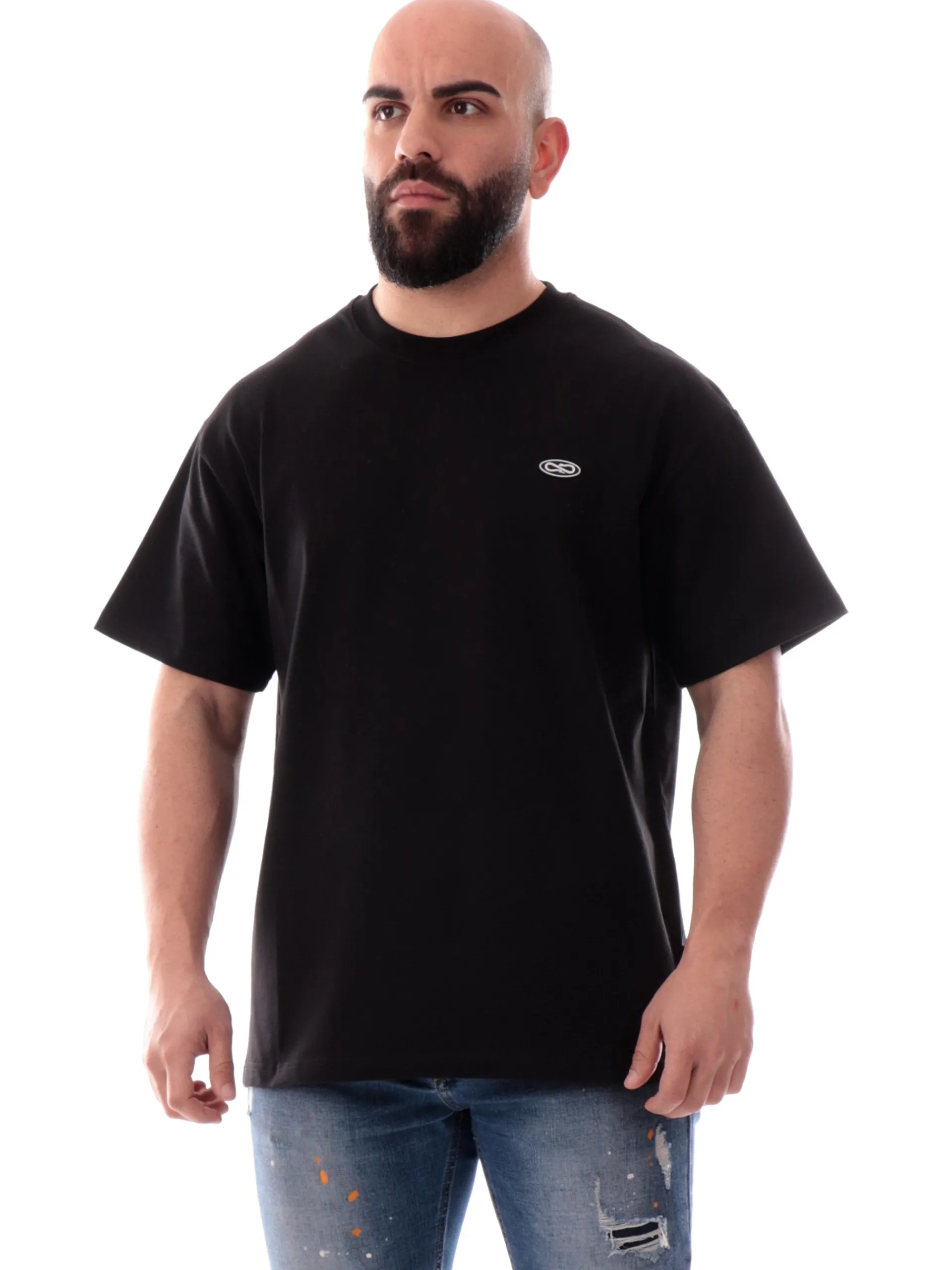 PROPAGANDA T-Shirt*Maglia nera Logo Atom 25SSPRTS