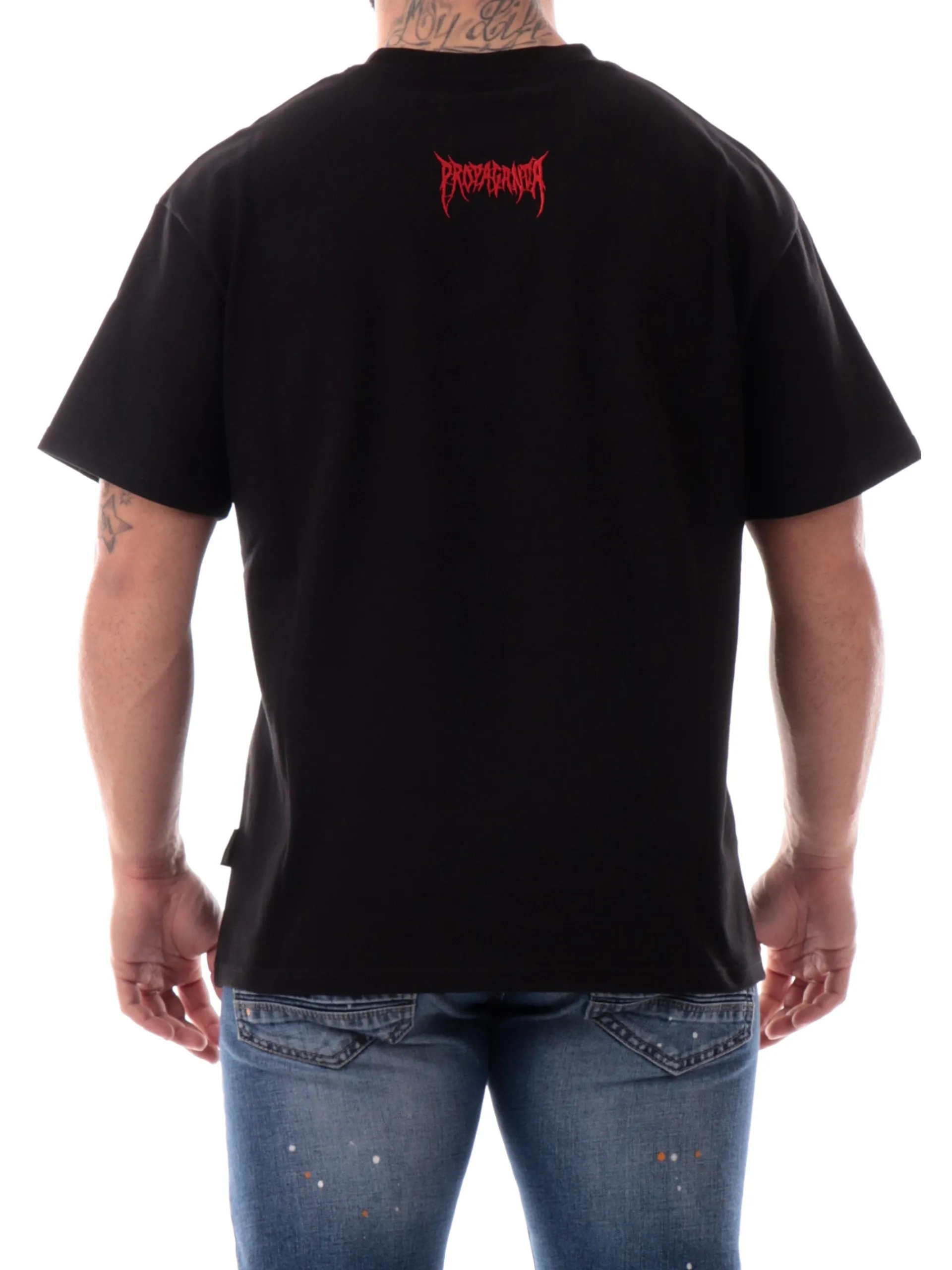 PROPAGANDA T-Shirt*Maglia nera Monster 25SSPRTS