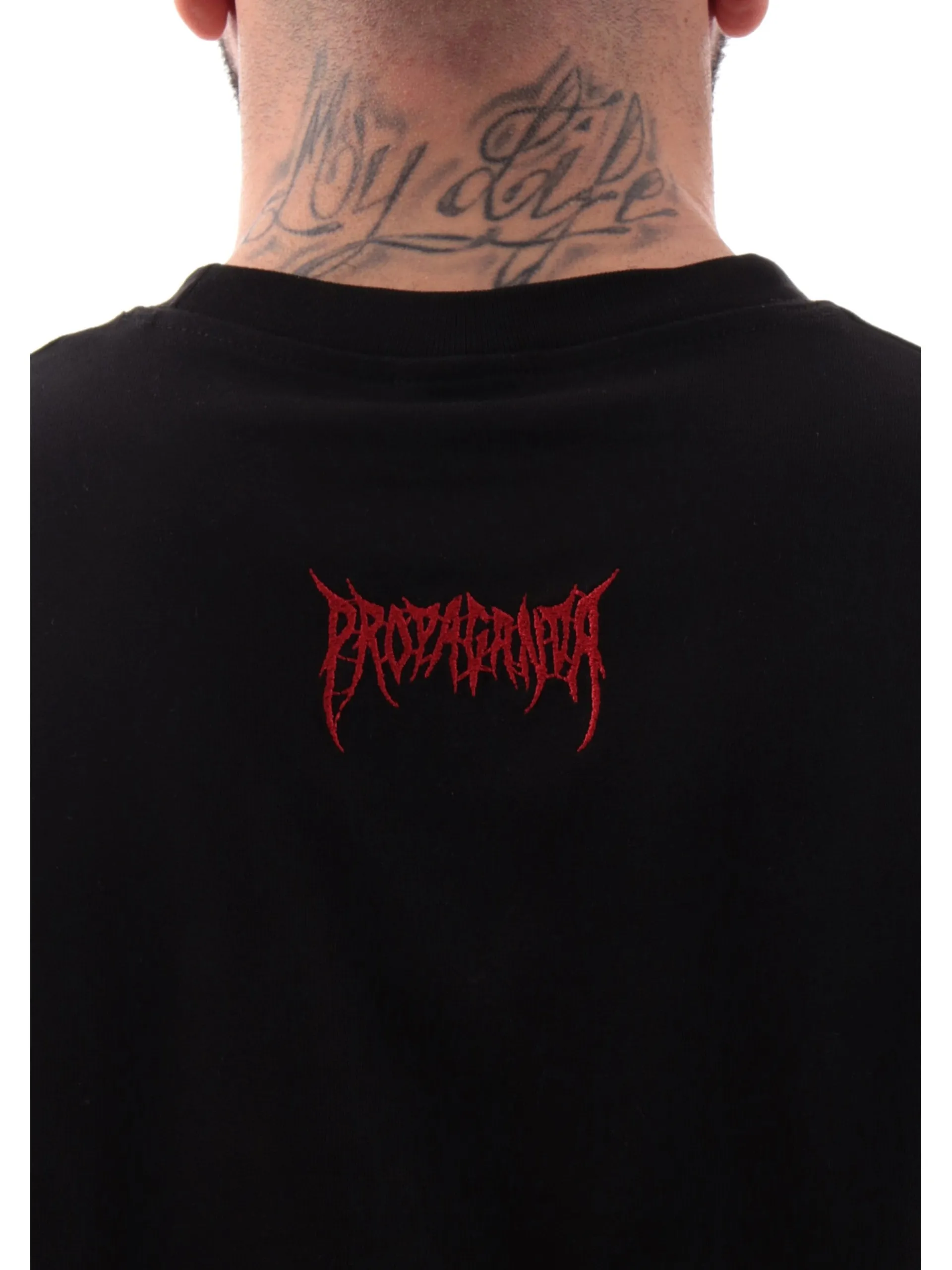 PROPAGANDA T-Shirt*Maglia nera Monster 25SSPRTS