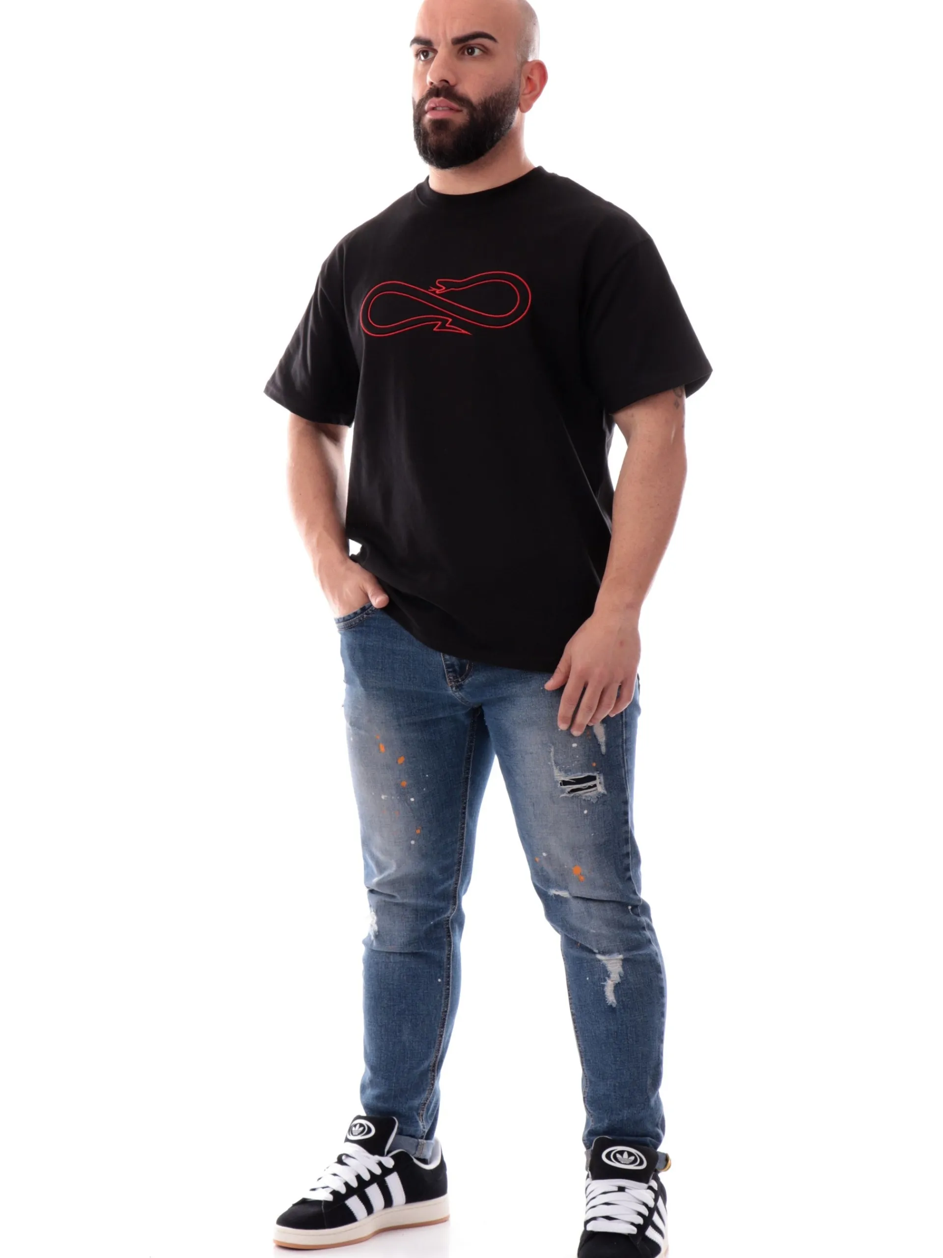 PROPAGANDA T-Shirt*Maglia nera Monster 25SSPRTS