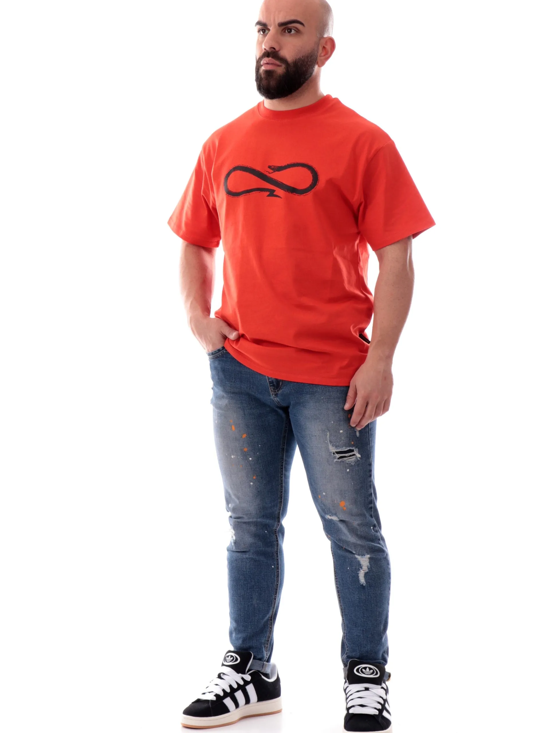 PROPAGANDA T-Shirt*Maglia rossa Logo Classic 25SSPRTS