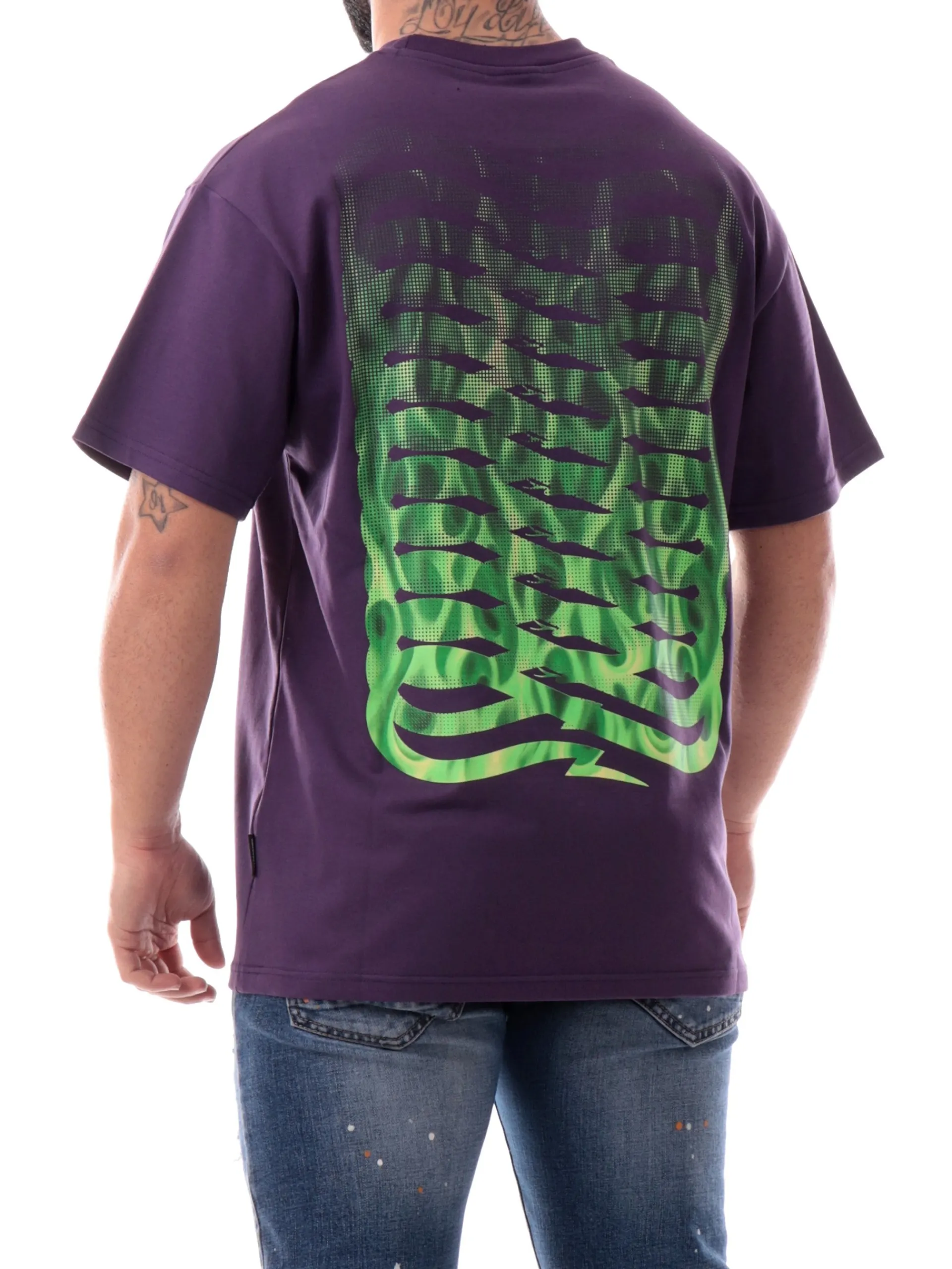 PROPAGANDA T-Shirt*Maglia viola Ribs Flame 25SSPRTS
