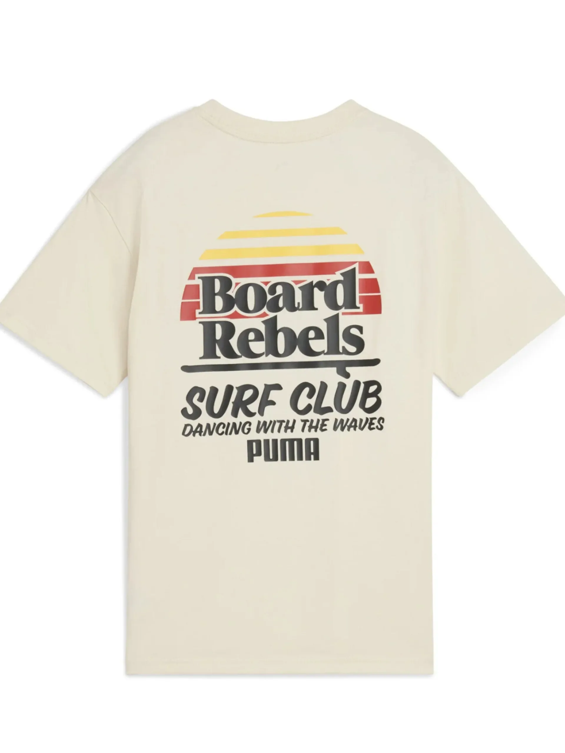PUMA T-Shirt*Maglia beige da bambino maxi stampa posteriore 685153