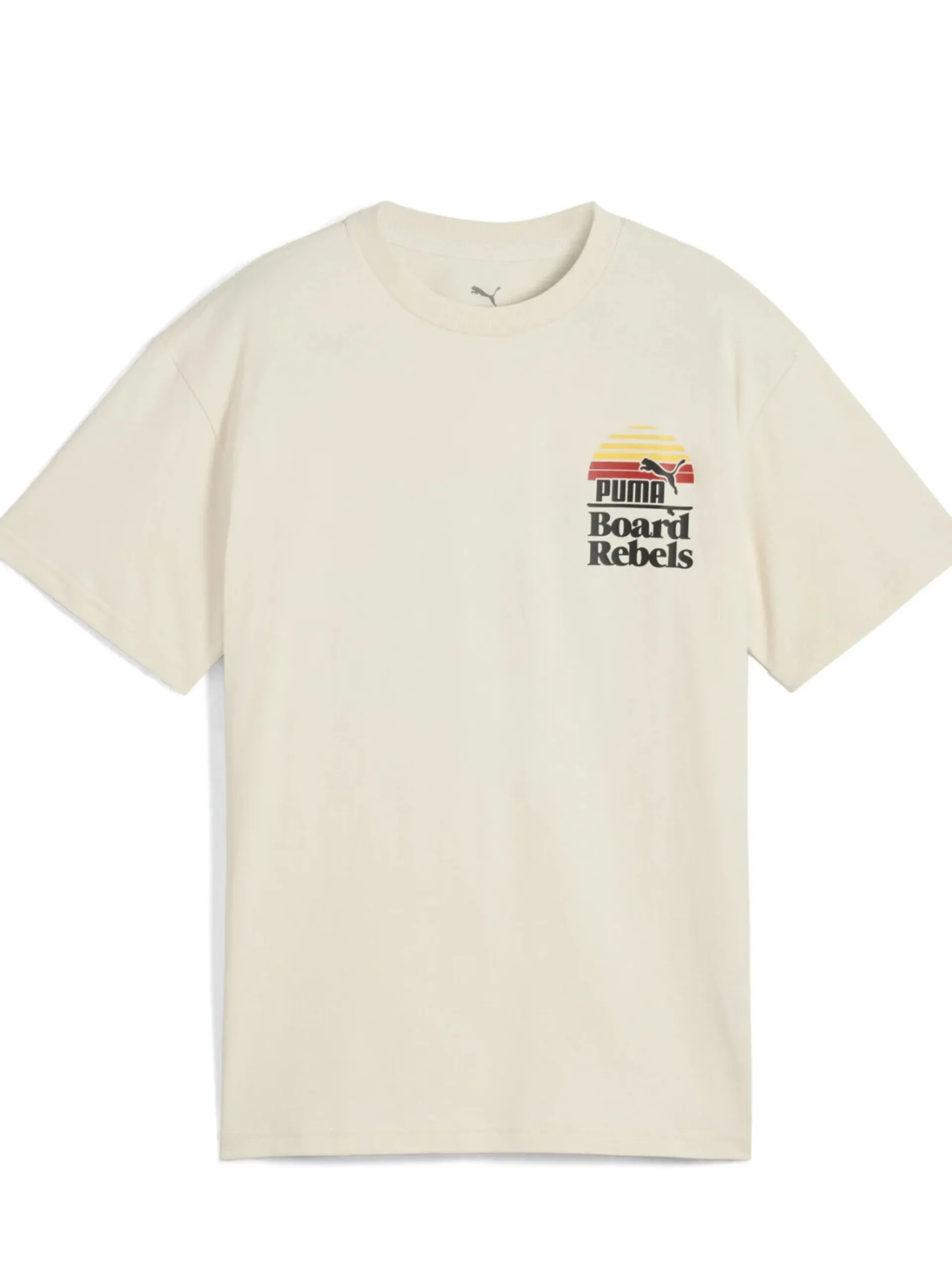 PUMA T-Shirt*Maglia beige da bambino maxi stampa posteriore 685153