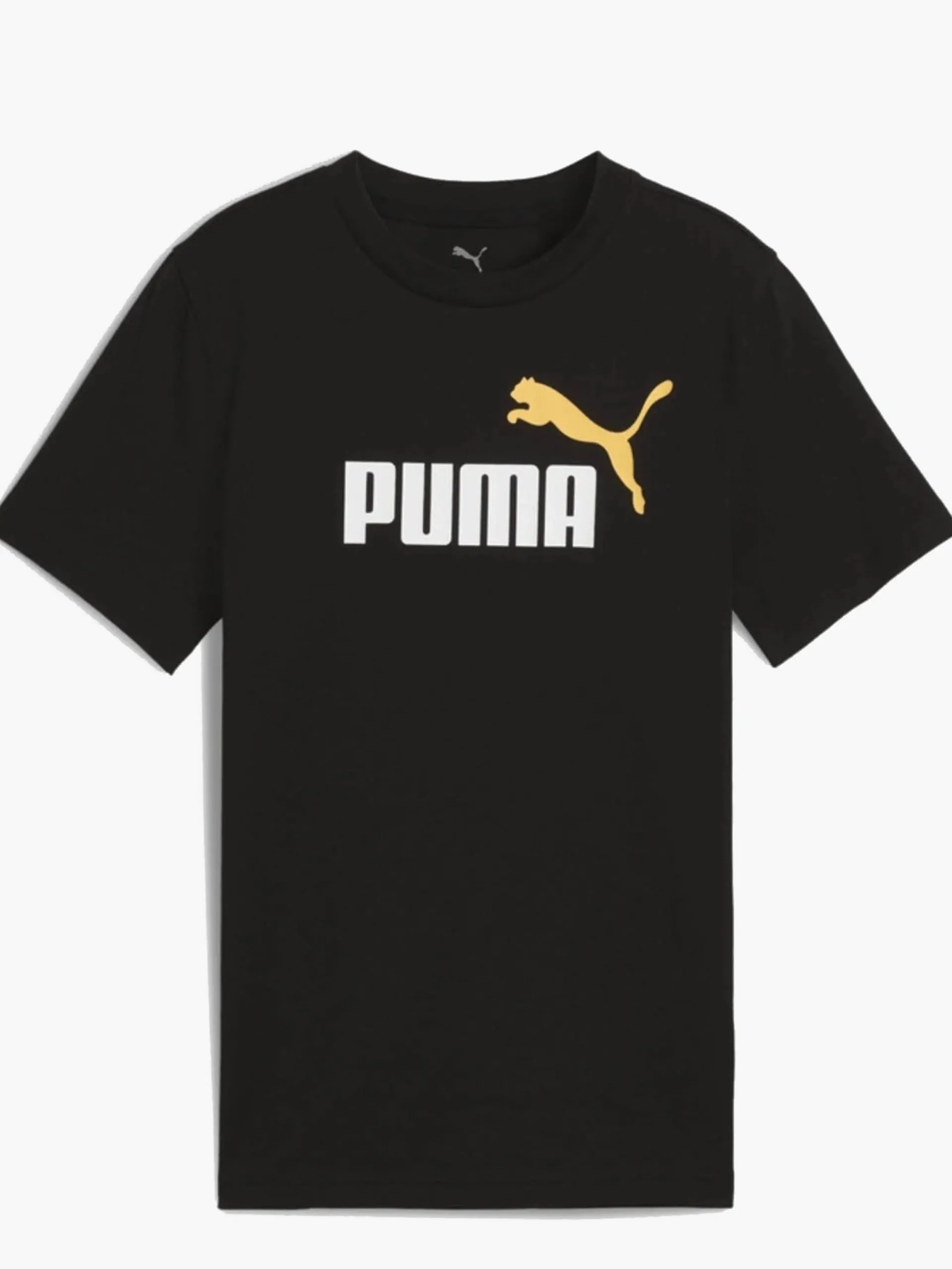 PUMA T-Shirt*Maglia nera da bambino stampa logo color 685778