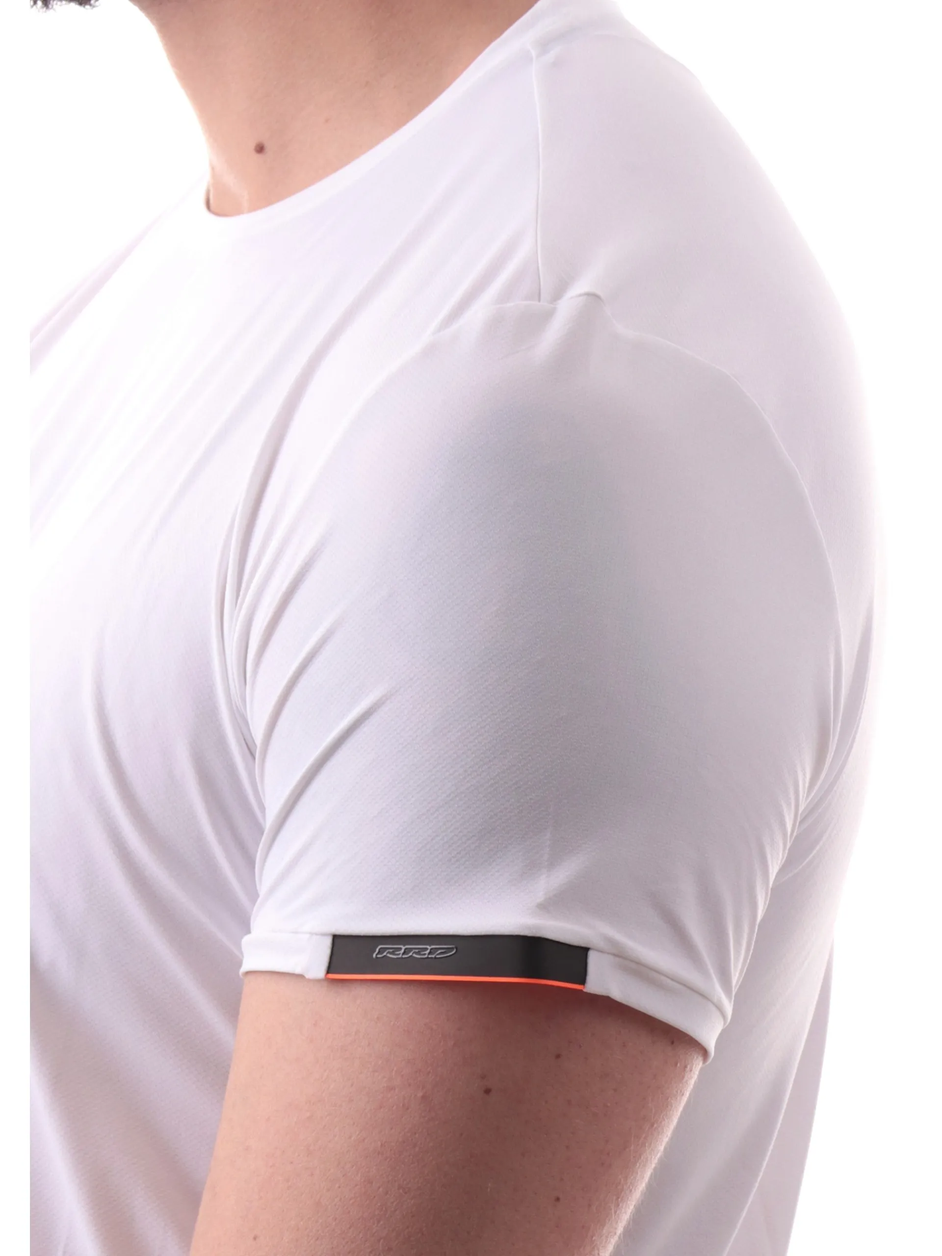 RRD Maglie*Maglia bianca Oxford Logo Shirty da uomo con banda logata 25216