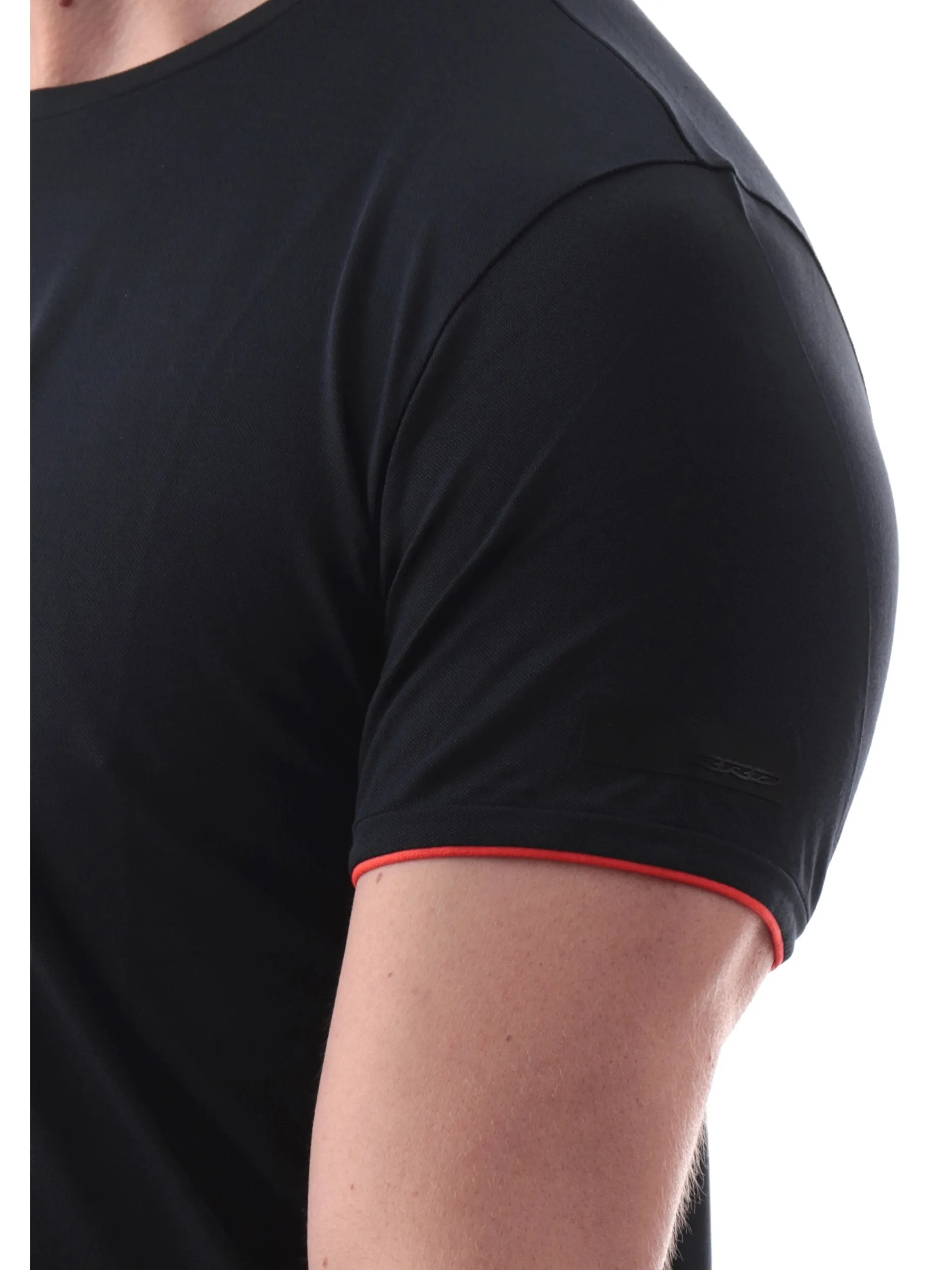 RRD Maglie*Maglia nera Macro Shirty da uomo con patch sulla manica 25202