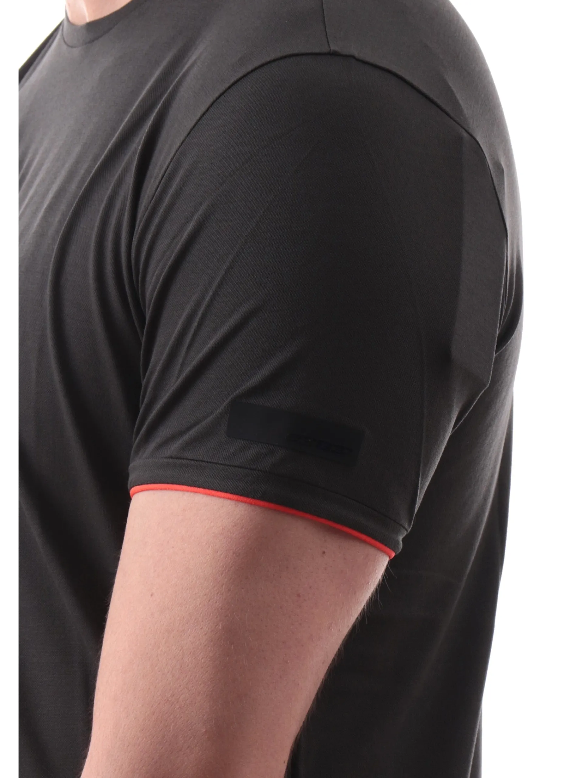 RRD Maglie*Maglia verde Macro Shirty da uomo con patch sulla manica 25202