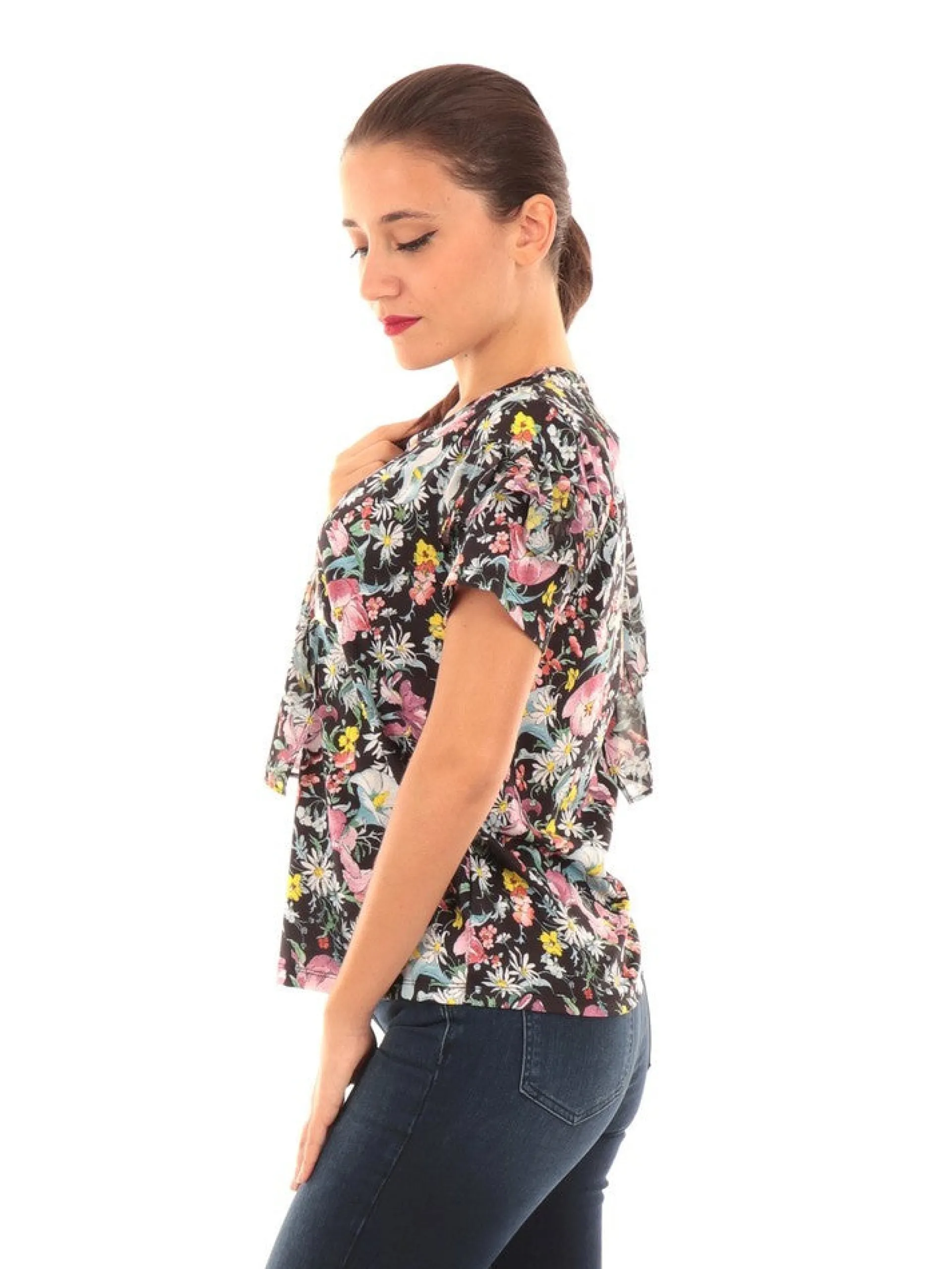 SILVIAN HEACH T-Shirt*Maglia Tinguipaya nera da donna