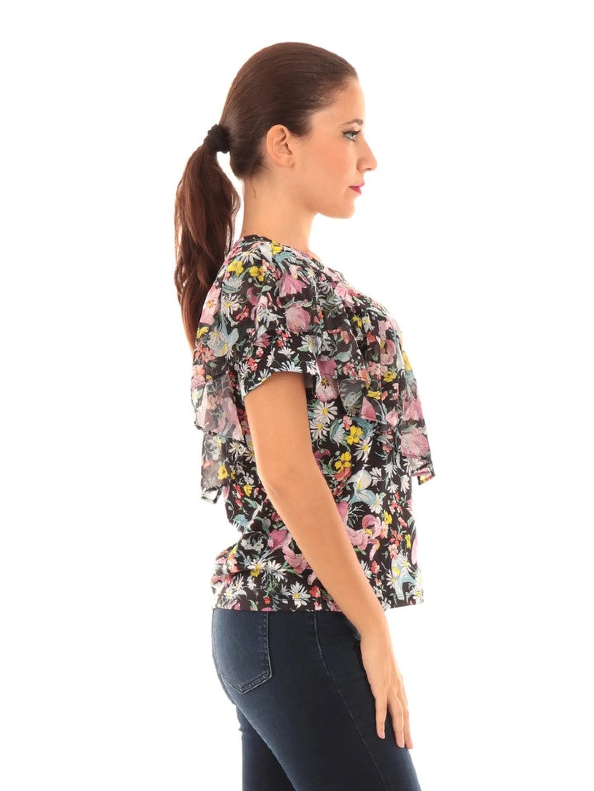 SILVIAN HEACH T-Shirt*Maglia Tinguipaya nera da donna