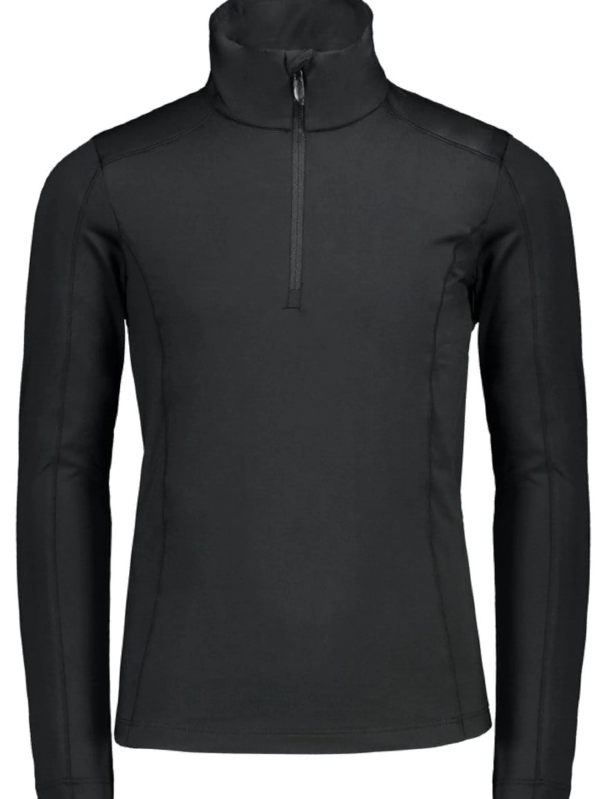 CMP Abbigliamento*Maglia Termica nera da Bambina a collo alto mezza zip neve 30L1135