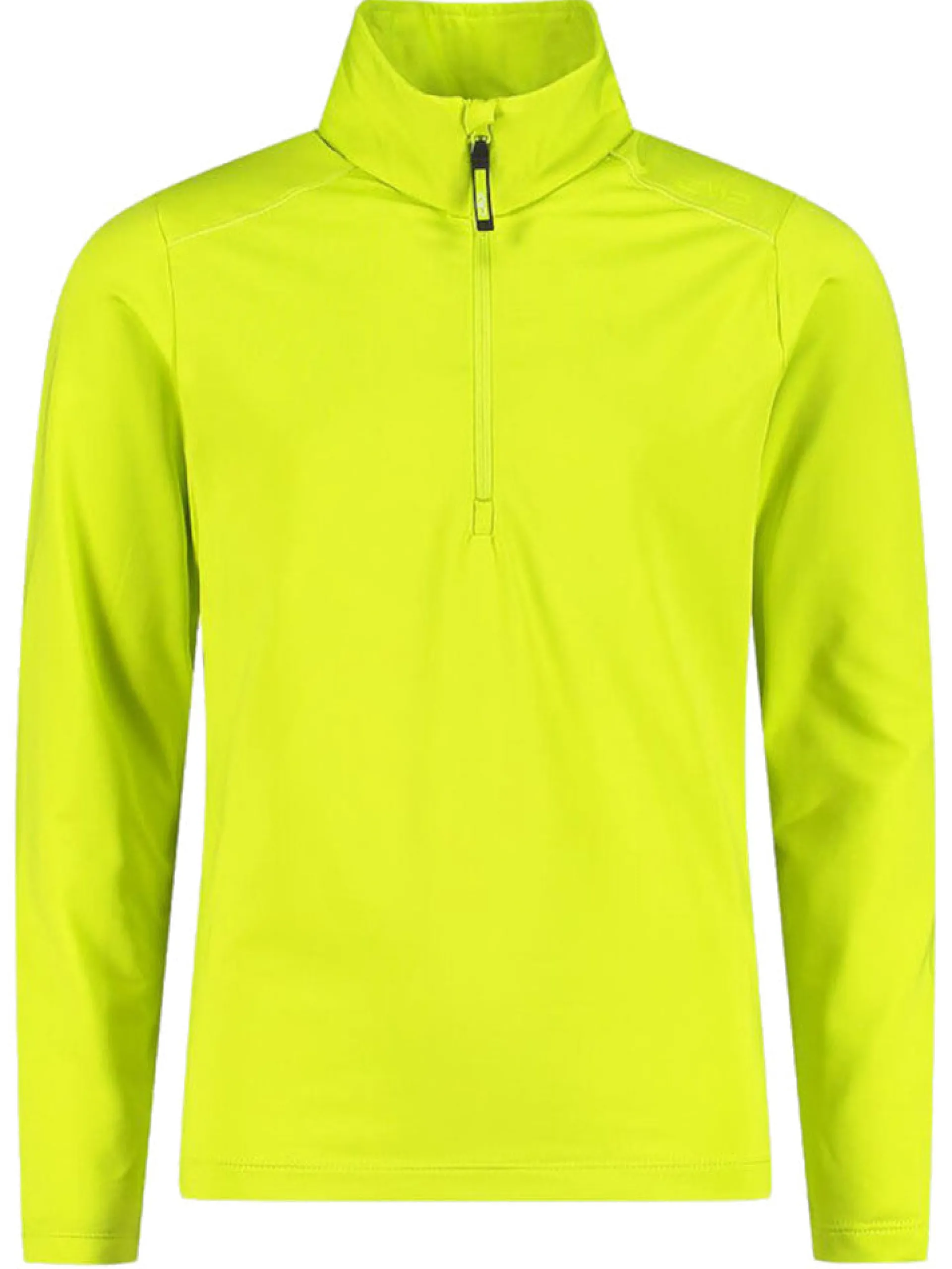 CMP Abbigliamento*Maglia Termica Verde acido a collo alto mezza zip neve 30L1114