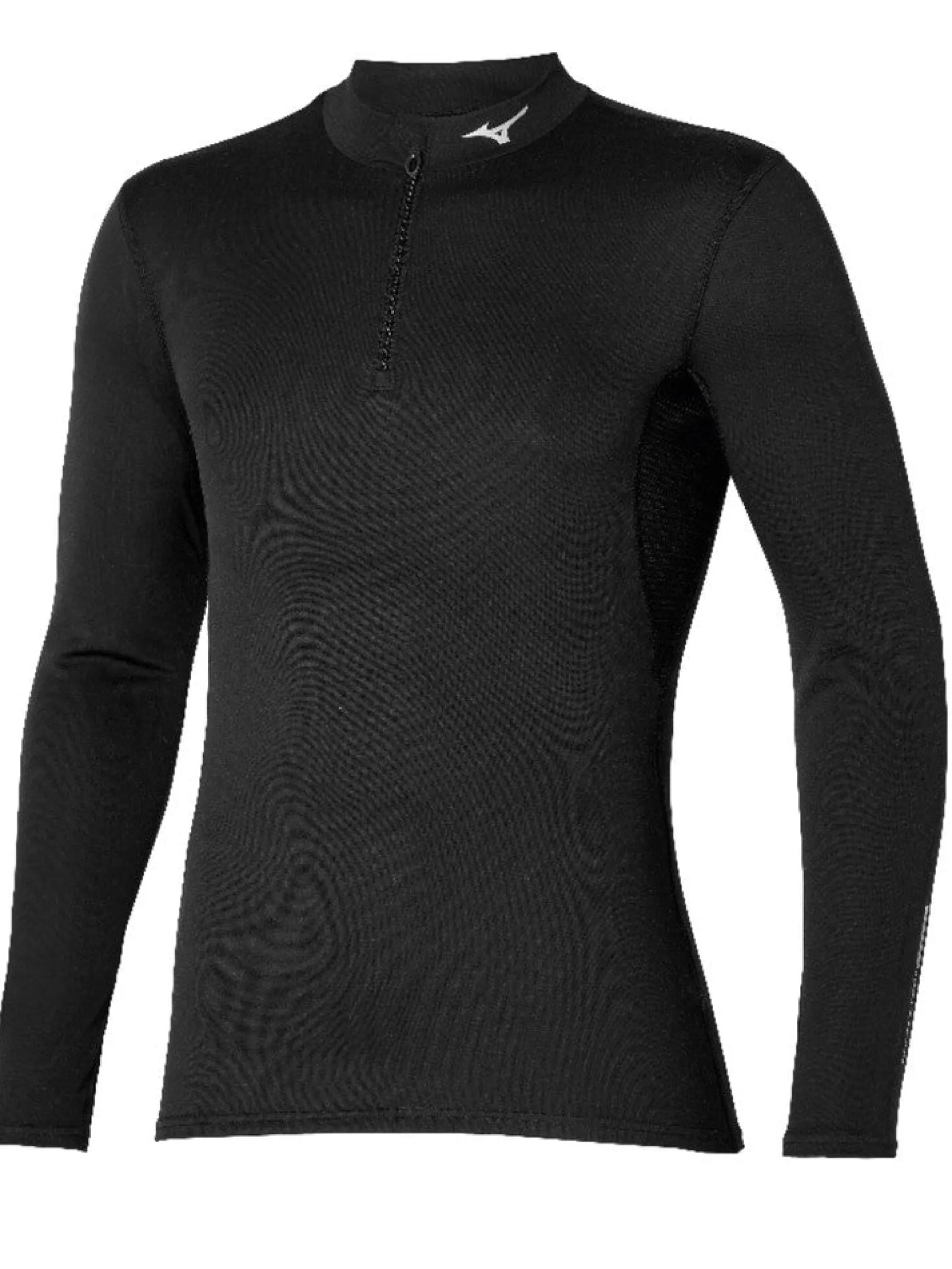 MIZUNO Abbigliamento*Maglia termica nera da uomo mid Weight H/Z Shirt A2GAA55