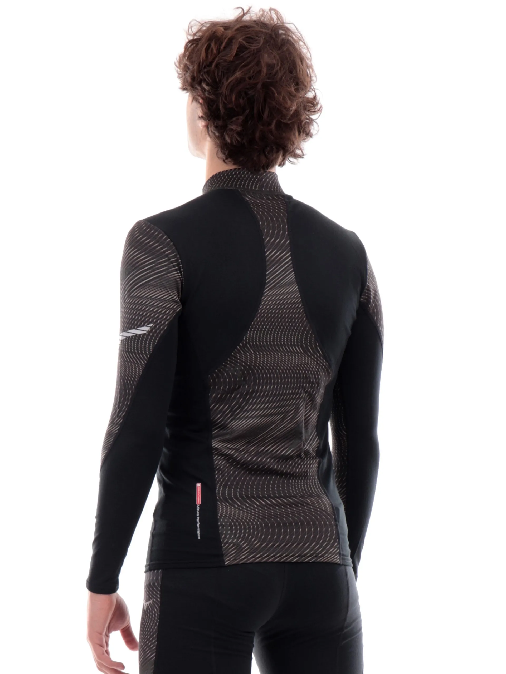 MIZUNO Abbigliamento*Maglia termica nera da uomo Virtual Body G3 High Neck A2GA1510