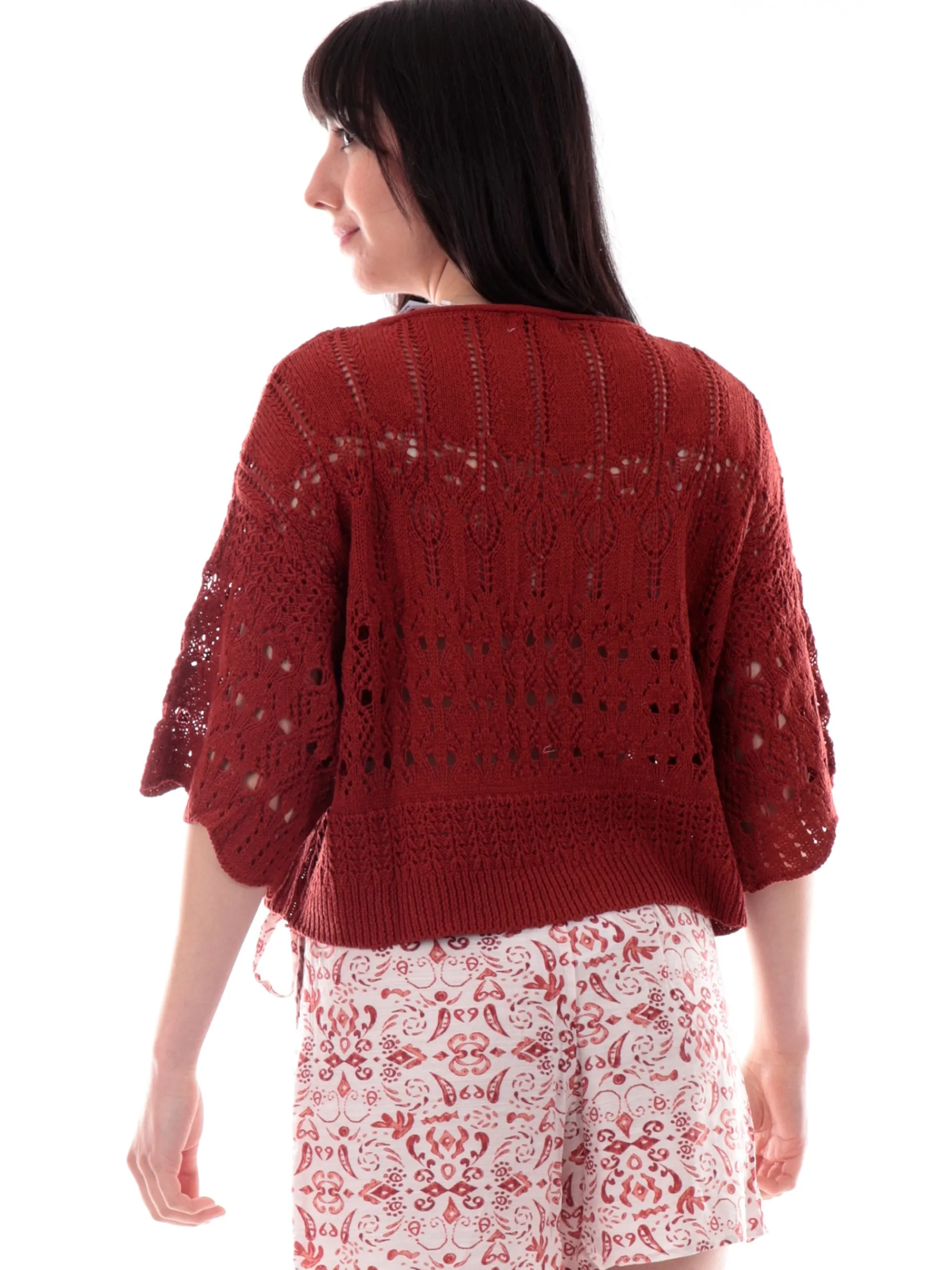 TIFFOSI Maglie*Maglia uncinetto ruggine bordeaux 10059045447