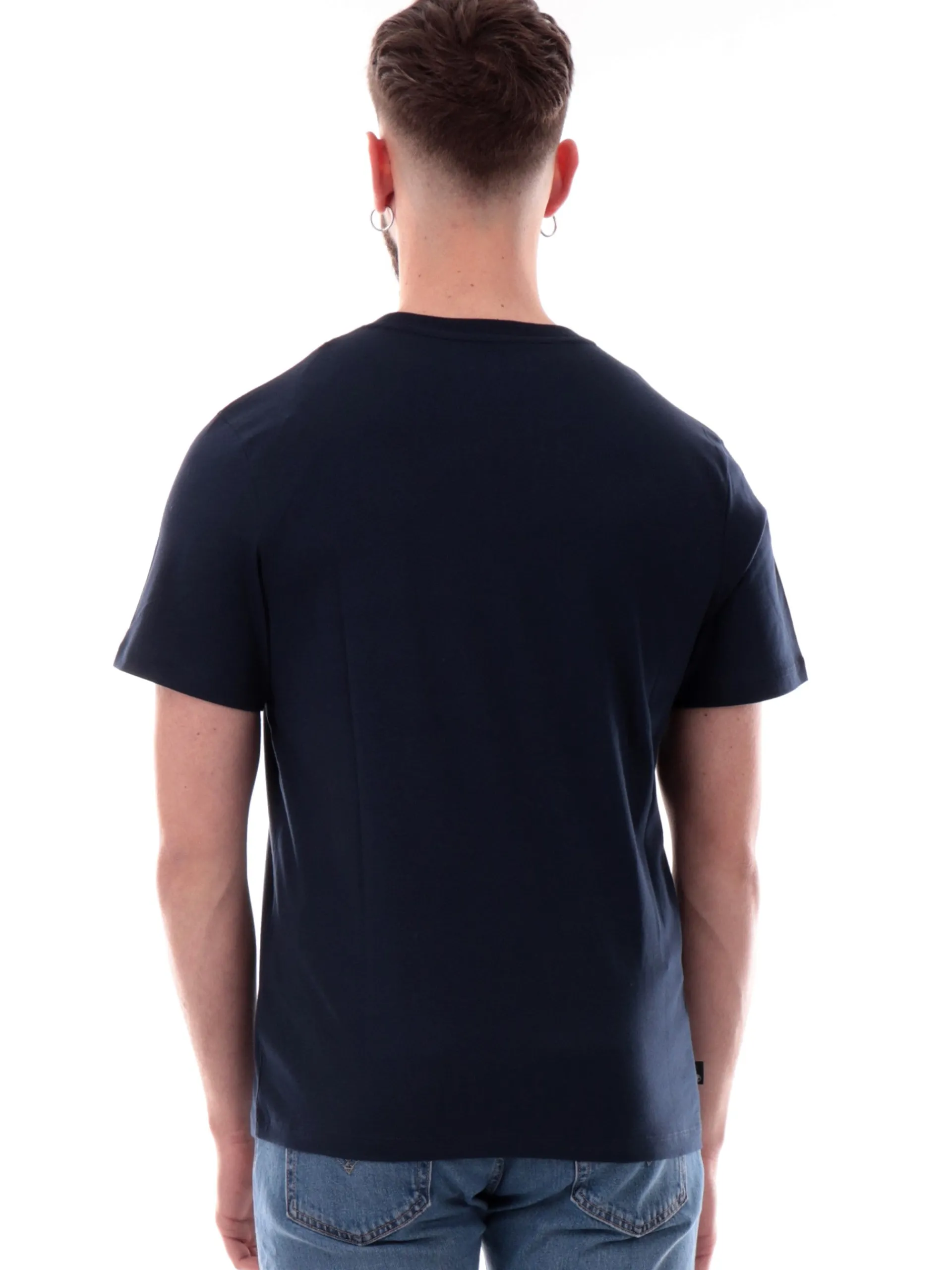 TIMBERLAND T-Shirt*Maglia blu da uomo maxi stampa Kennebec River TB0A5UPQ