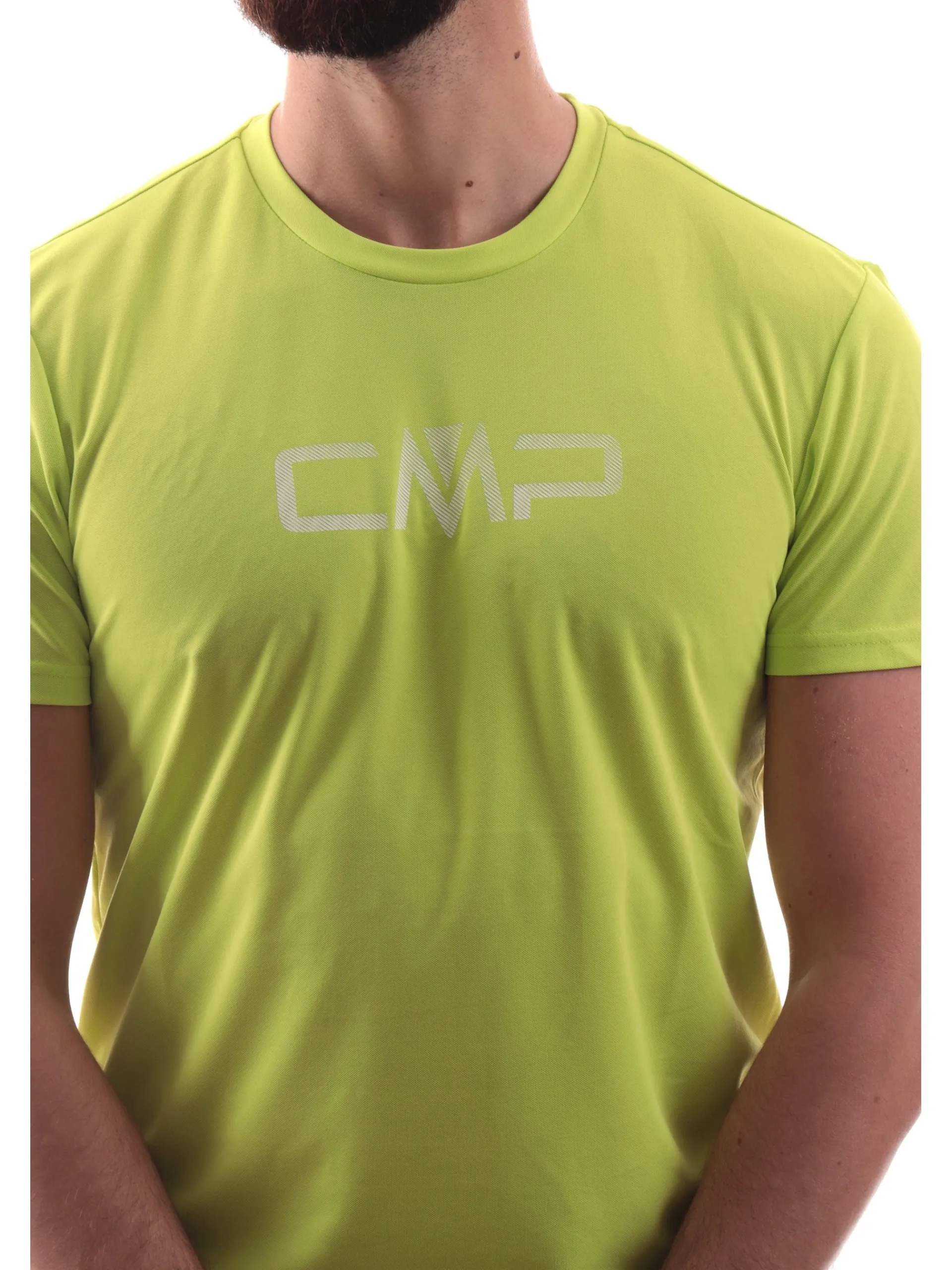 CMP T-Shirt*Maglia trekking verde lime da uomo 39T7117P