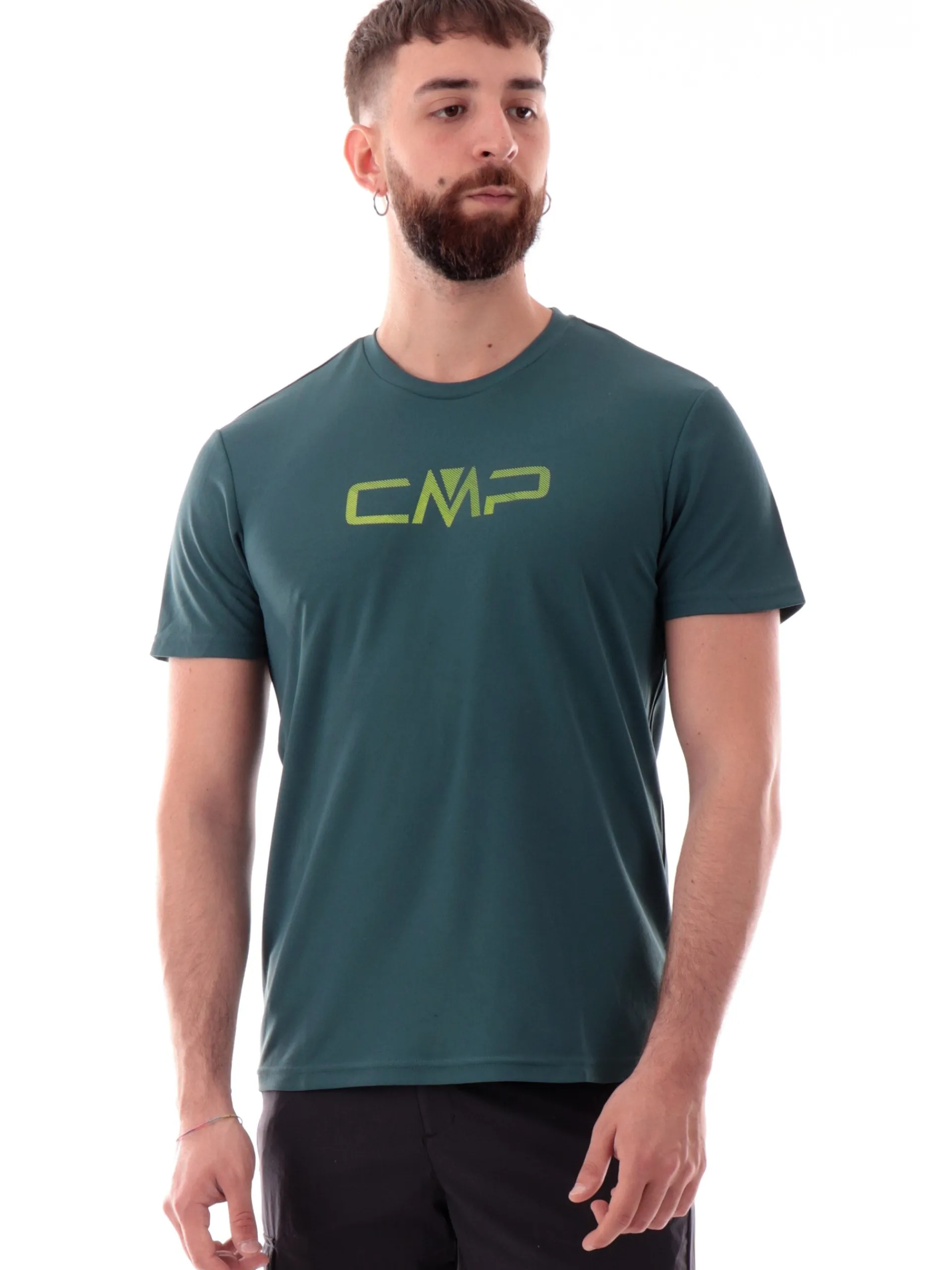 CMP T-Shirt*Maglia trekking verde da uomo 39T7117P