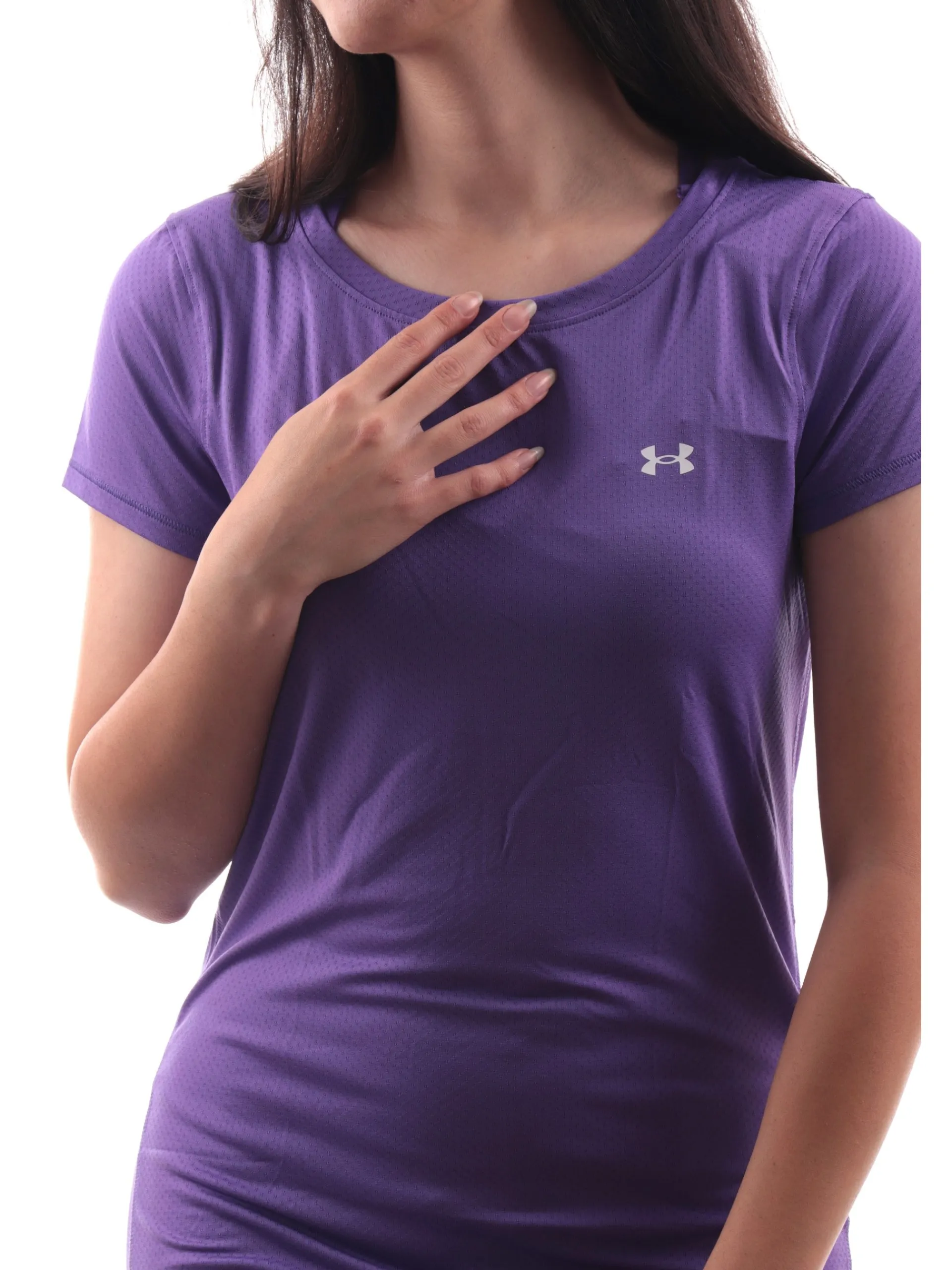 UNDER ARMOUR T-Shirt*Maglia viola da donna traspirante Tech Mesh 13289640