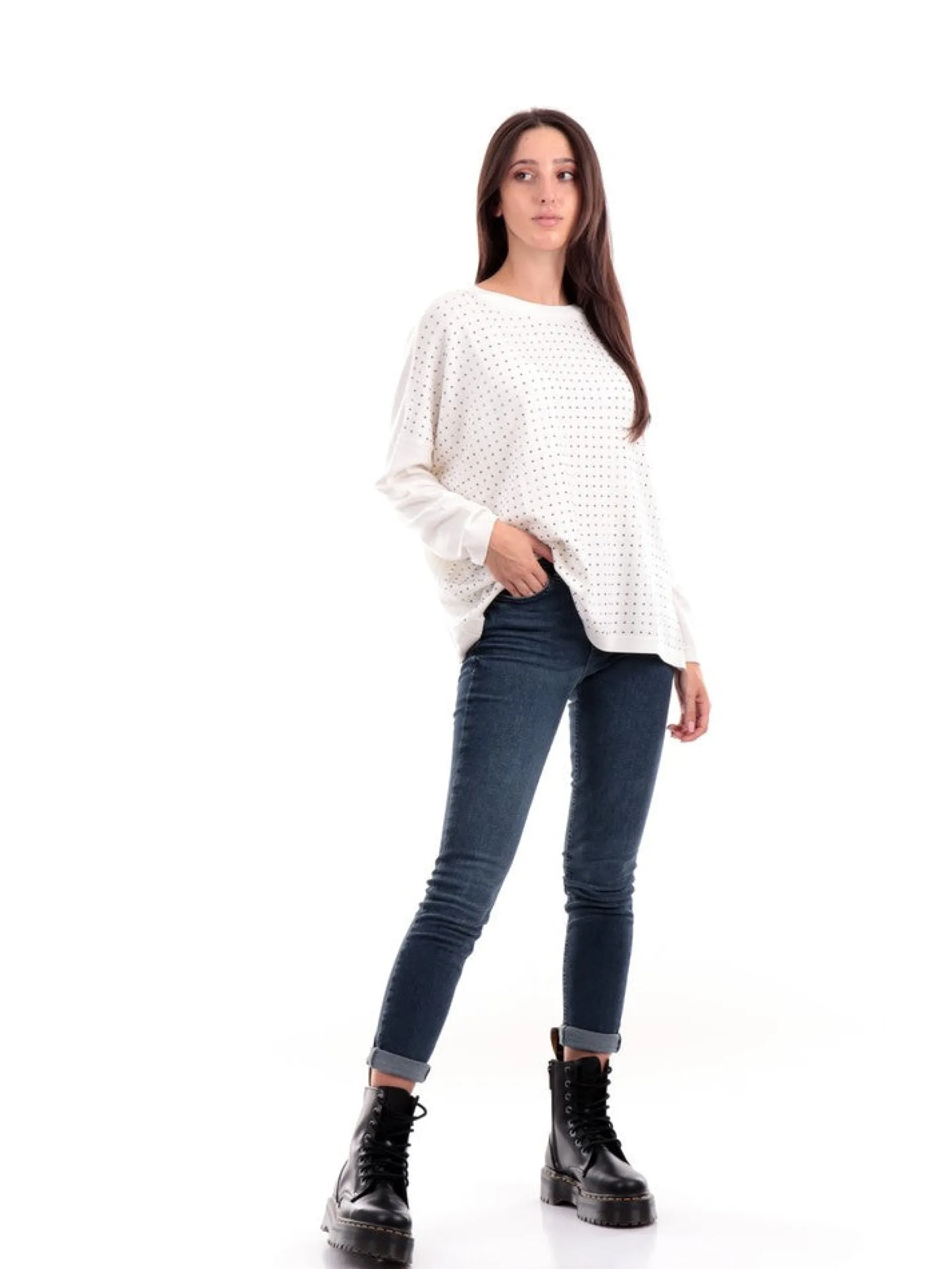 ANIS Maglie*Maglione bianco da donna 22510670