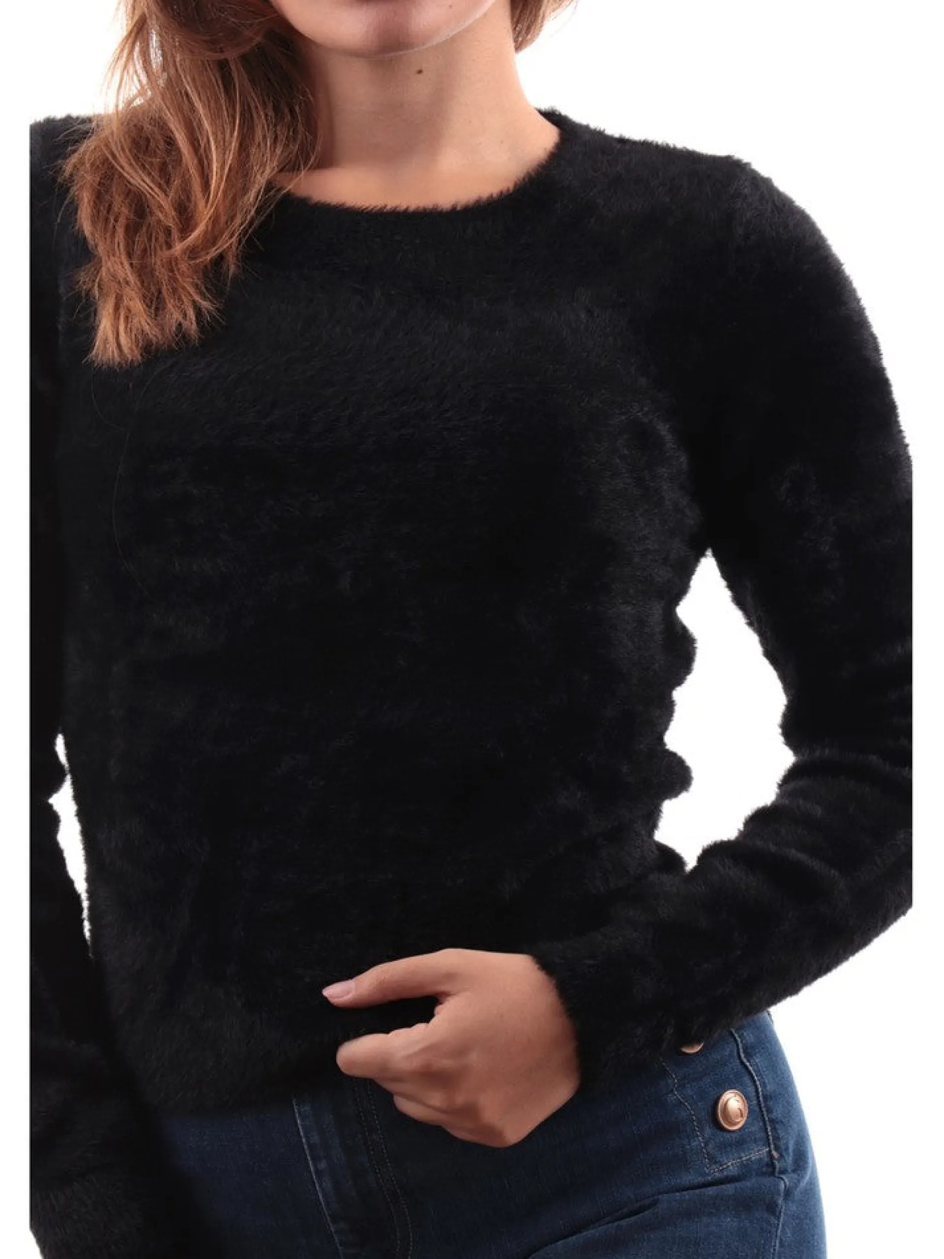 ANIS Maglie*Maglione nero da donna Nuvola 2351202