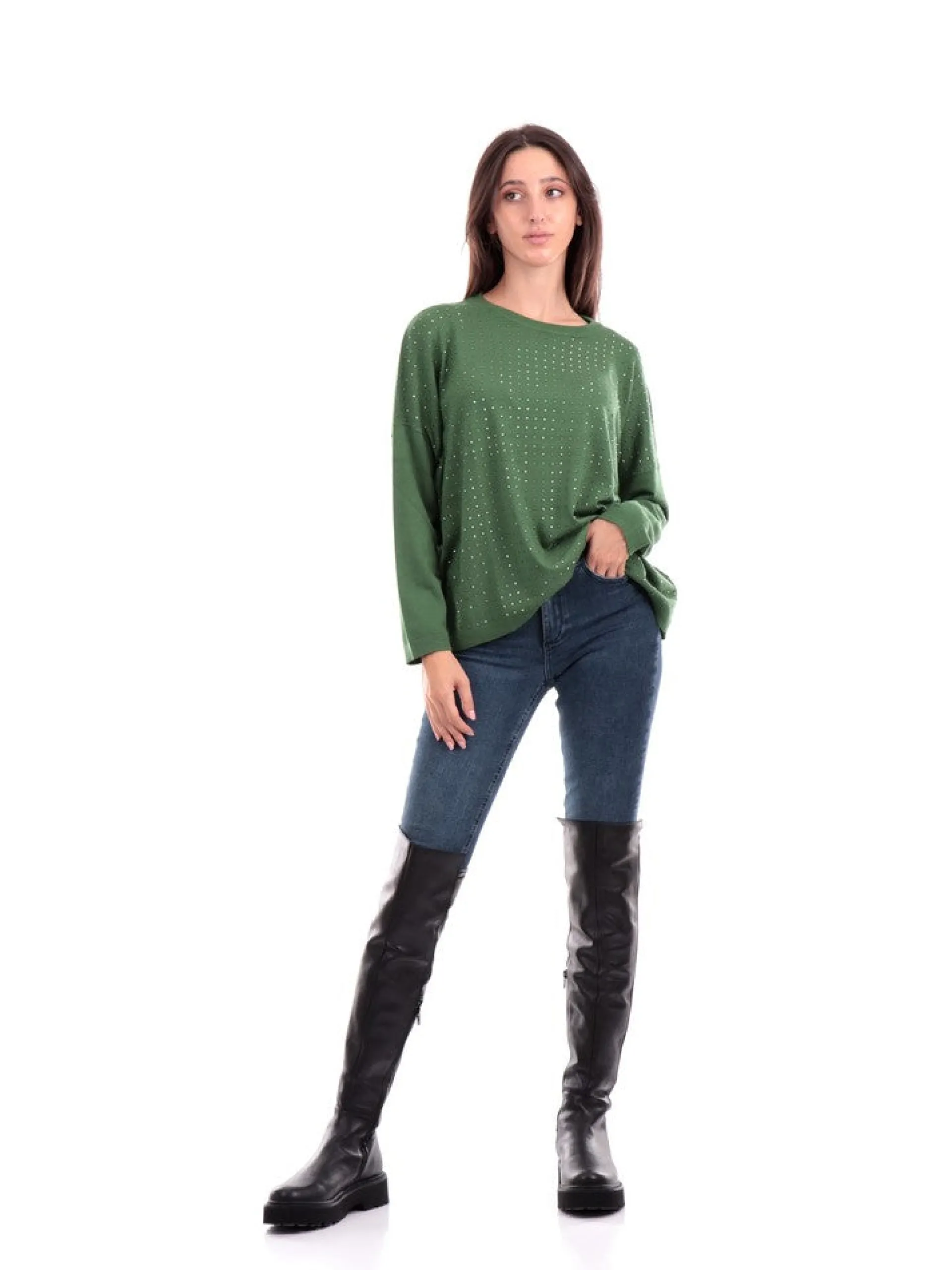 ANIS Maglie*Maglione verde da donna 22510670