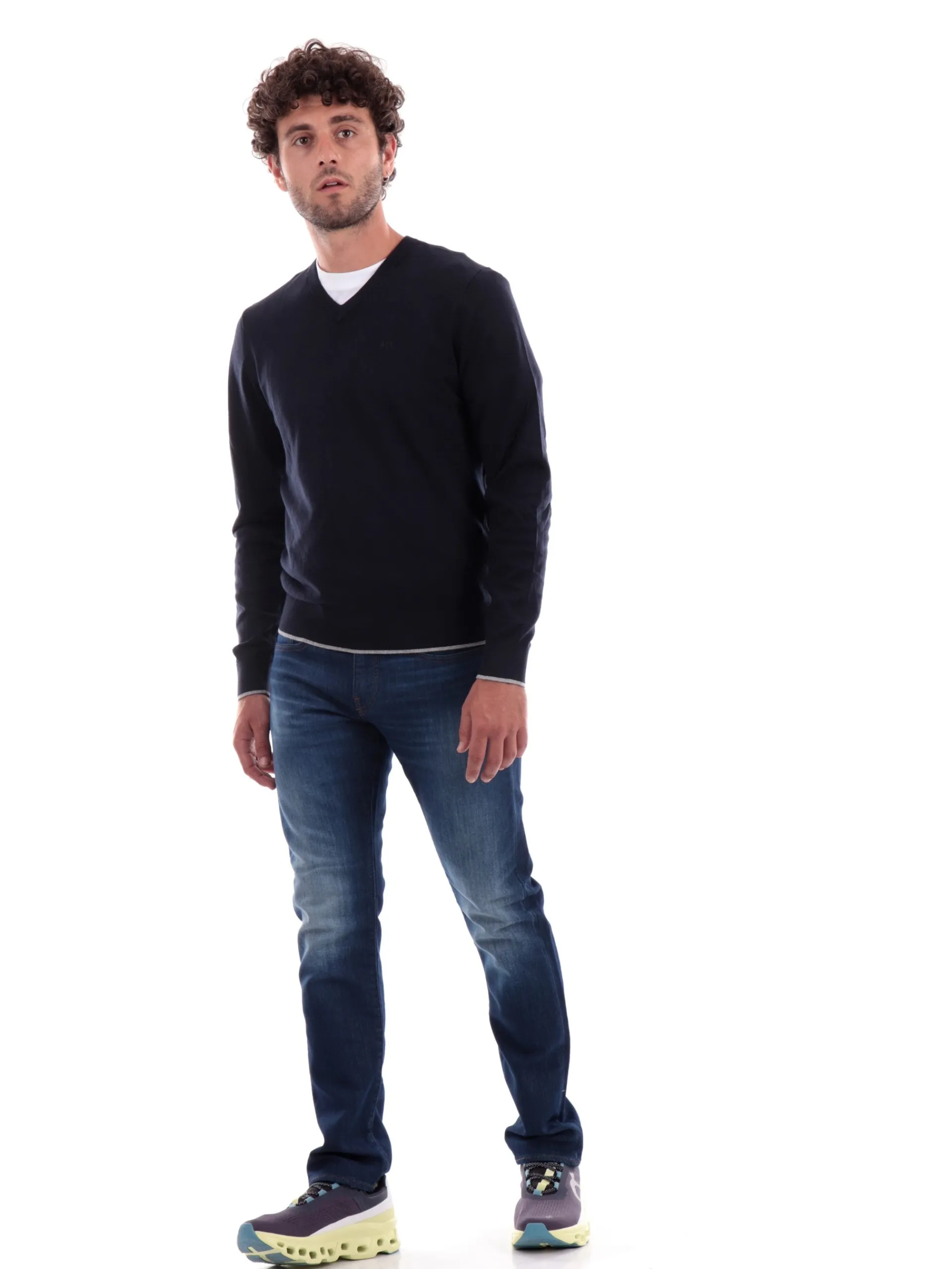 ARMANI EXCHANGE Maglie*Maglione blu da uomo 8NZM4BZM1HZ