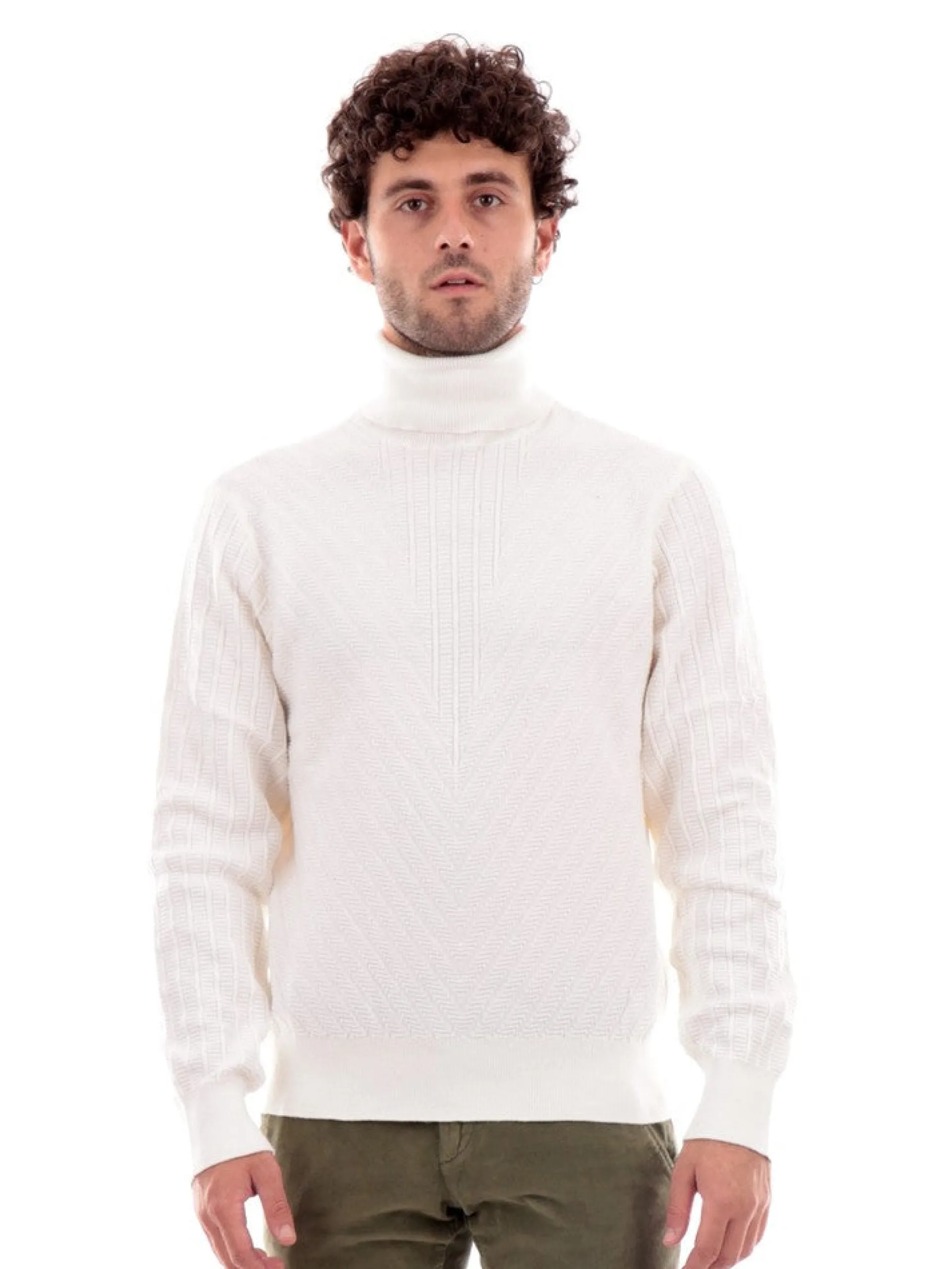 ARMANI EXCHANGE Maglie*Maglione AX bianco da Uomo 6RZM2JZM3FZ