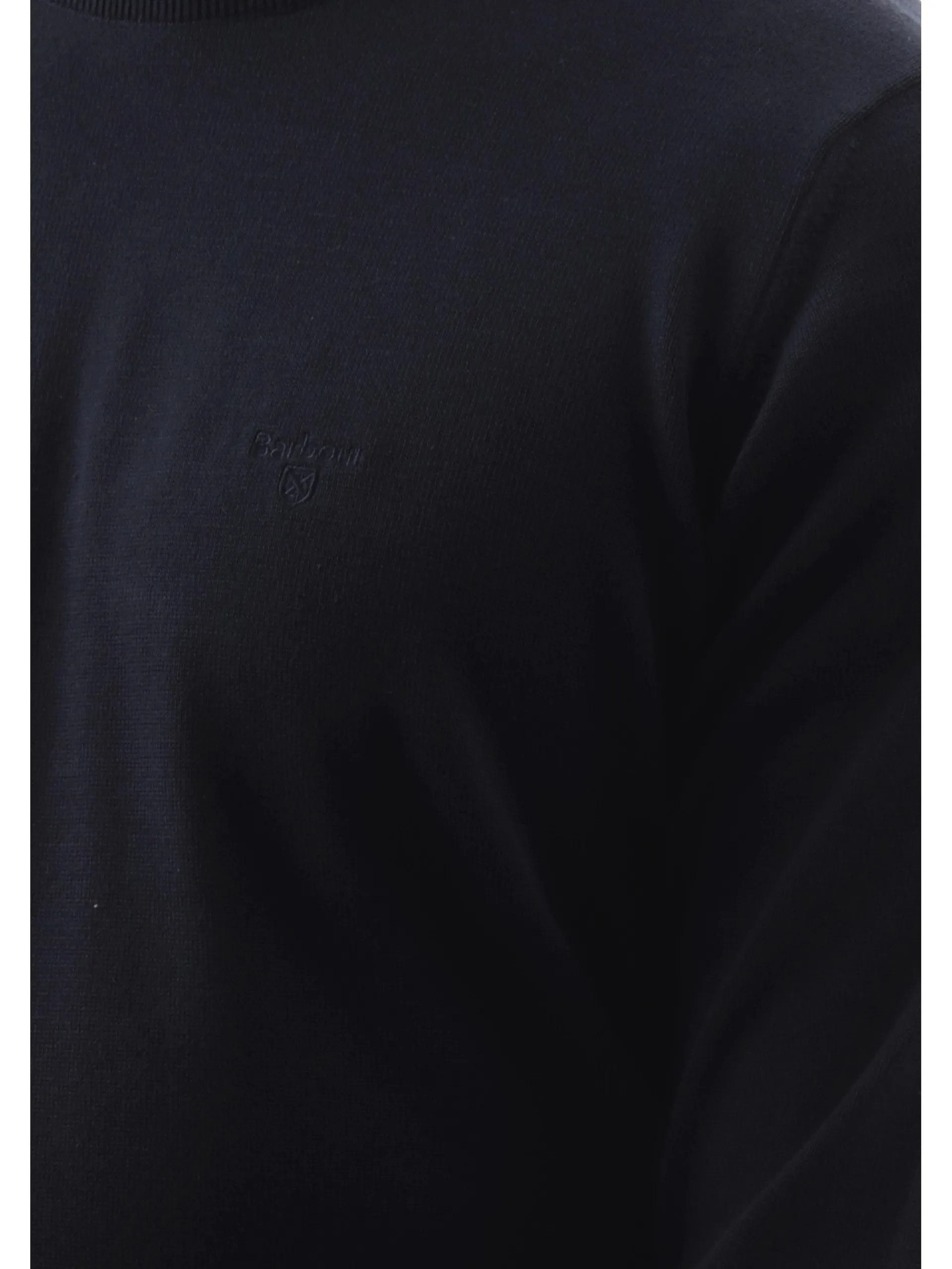 BARBOUR Maglie*Maglione blu da uomo Pima Cotton Crew MKN0932