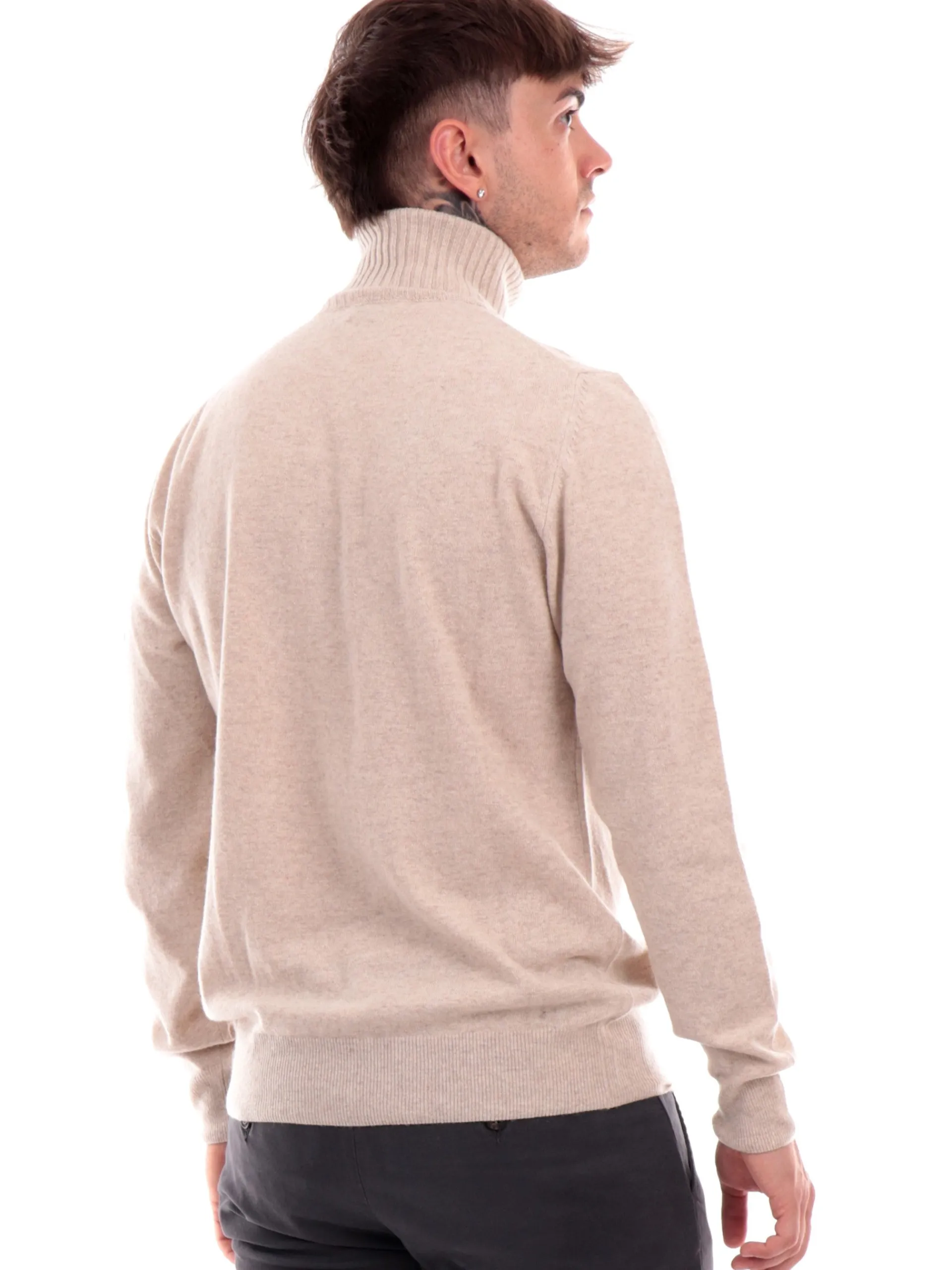 ROYROGERS Maglie*Maglione dolcevita Roy Rogers beige da uomo RU505CC53XXXX