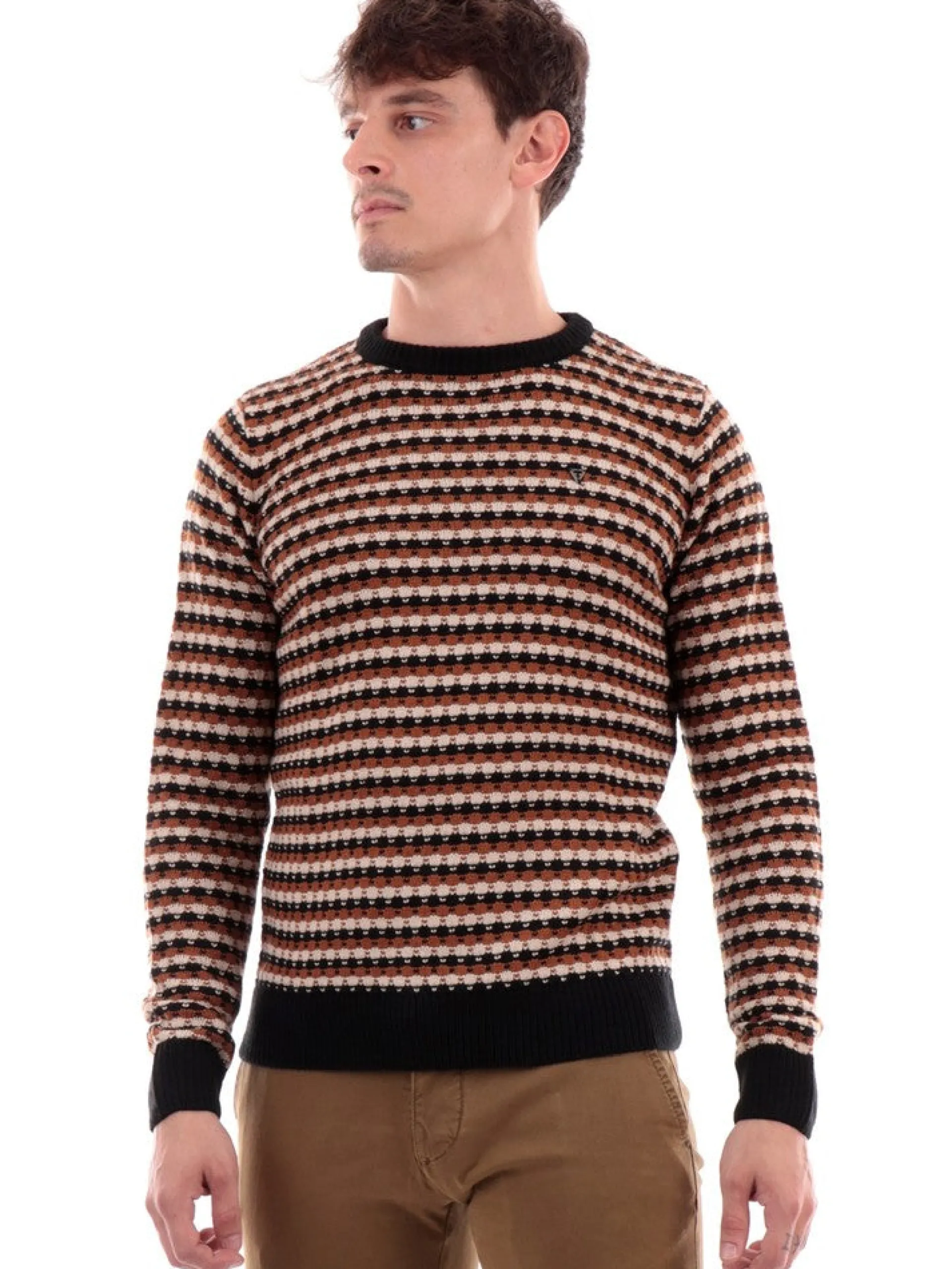 FIFTY FOUR Maglie*Maglione marrone da uomo NITREWA90