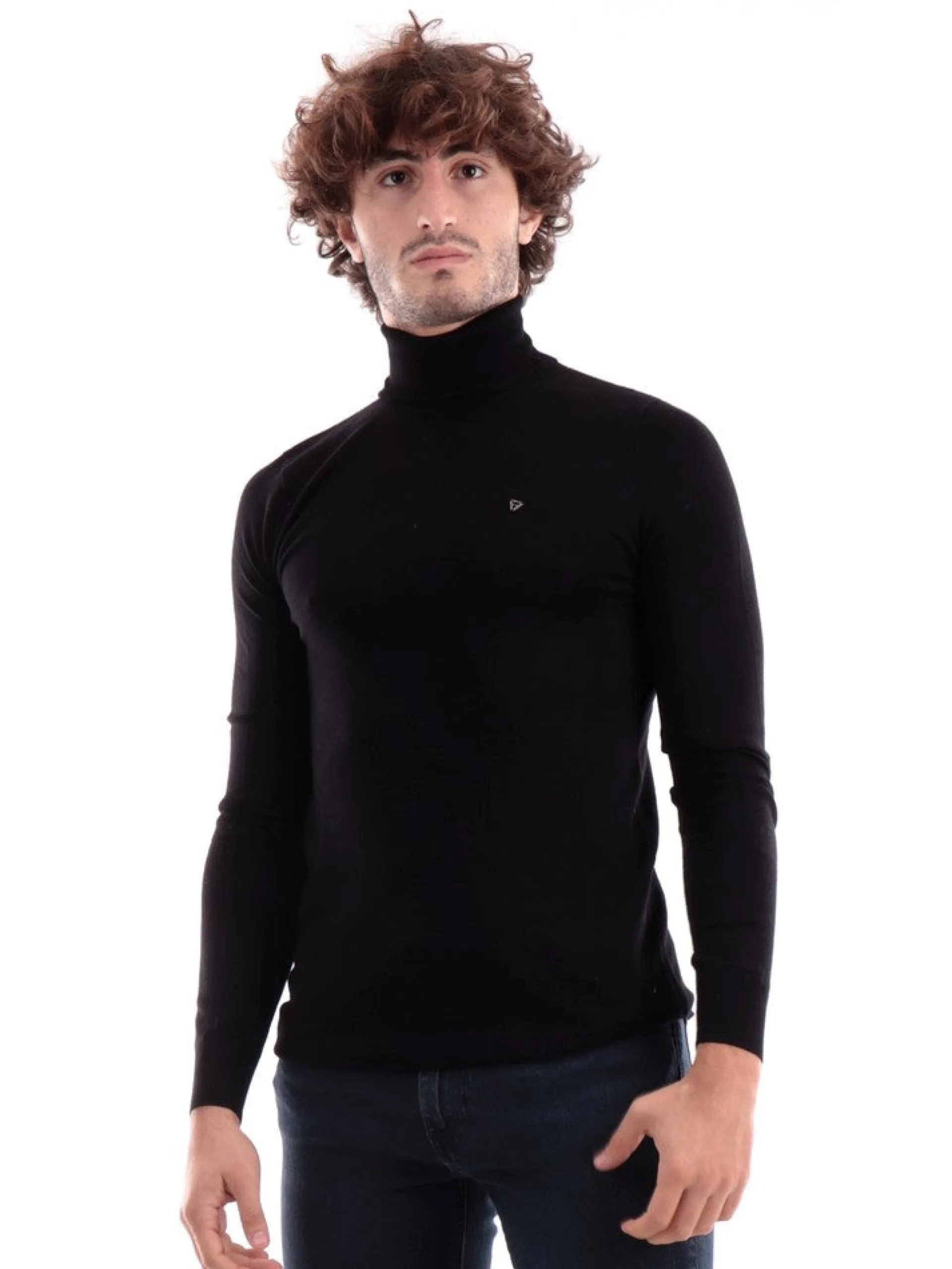 FIFTY FOUR Maglie*Maglione nero da uomo KIWISPB84