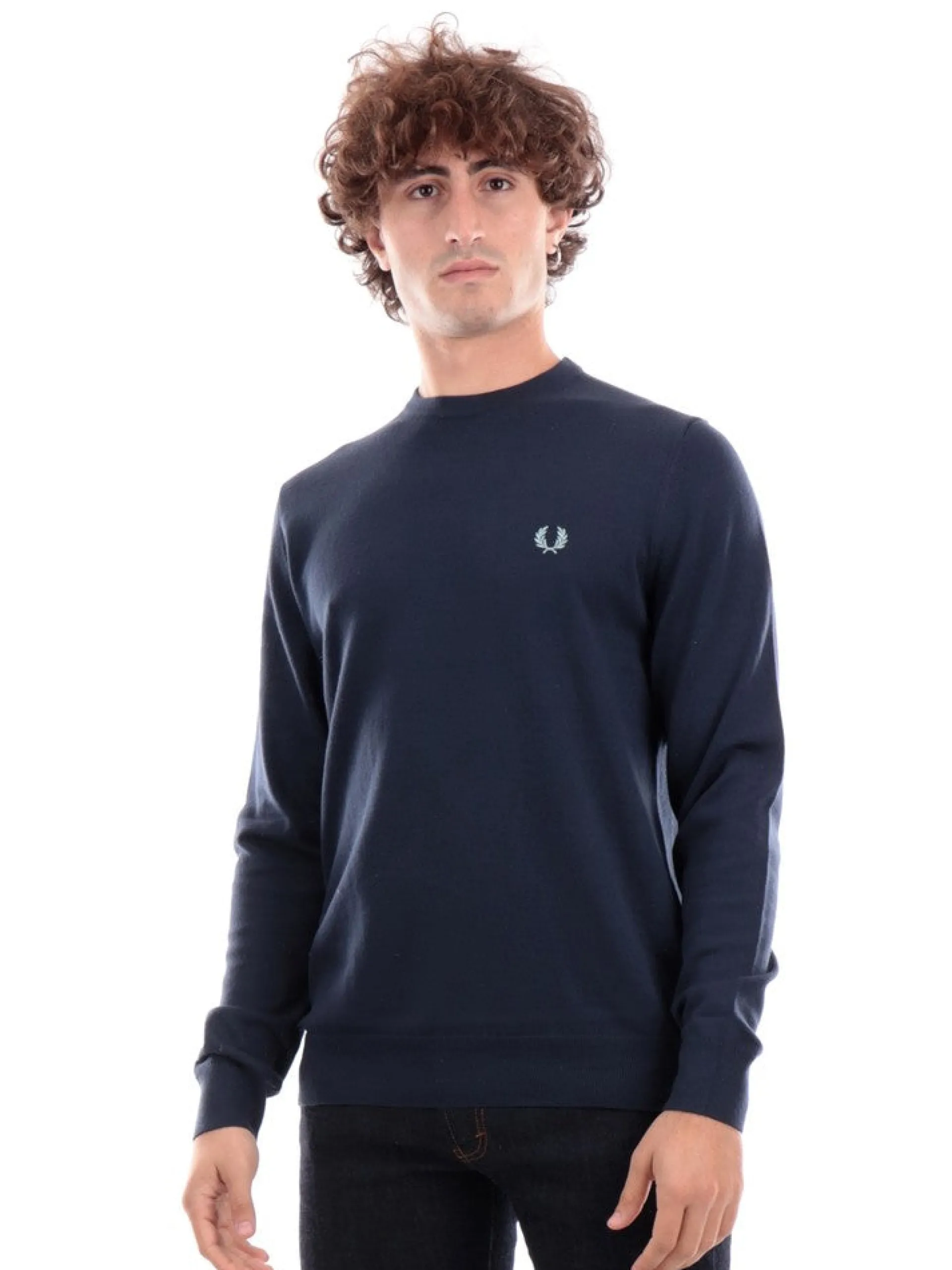 FRED PERRY Maglie*Maglione blu da uomo K9601