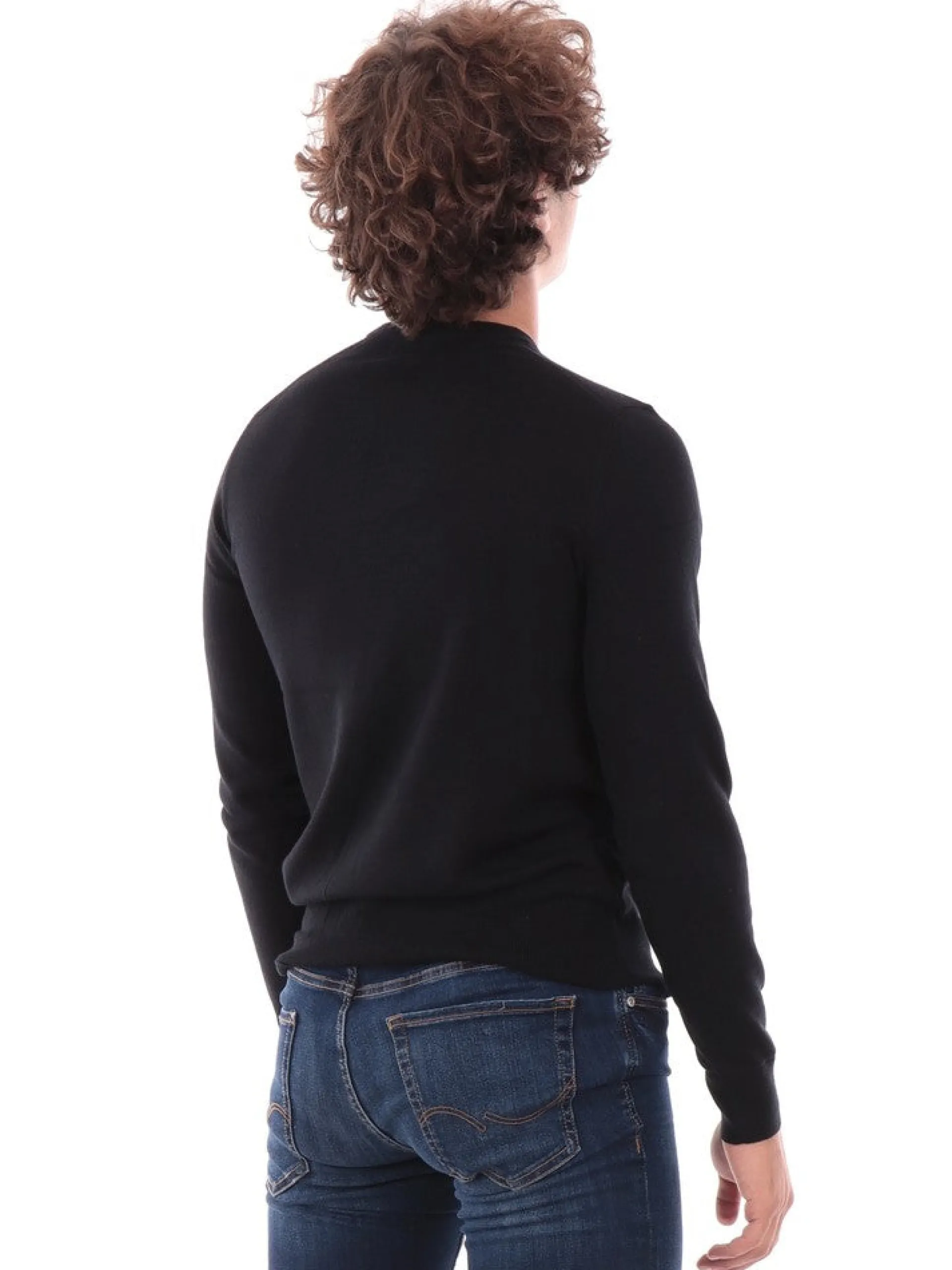 FRED PERRY Maglie*Maglione nera da uomo K9601