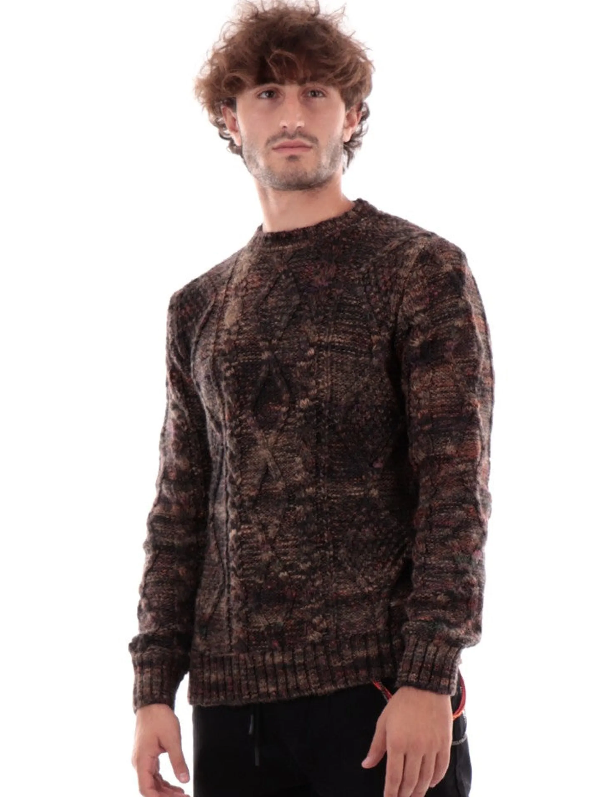 GIANNI LUPO Maglie*Maglione melange da uomo BW930