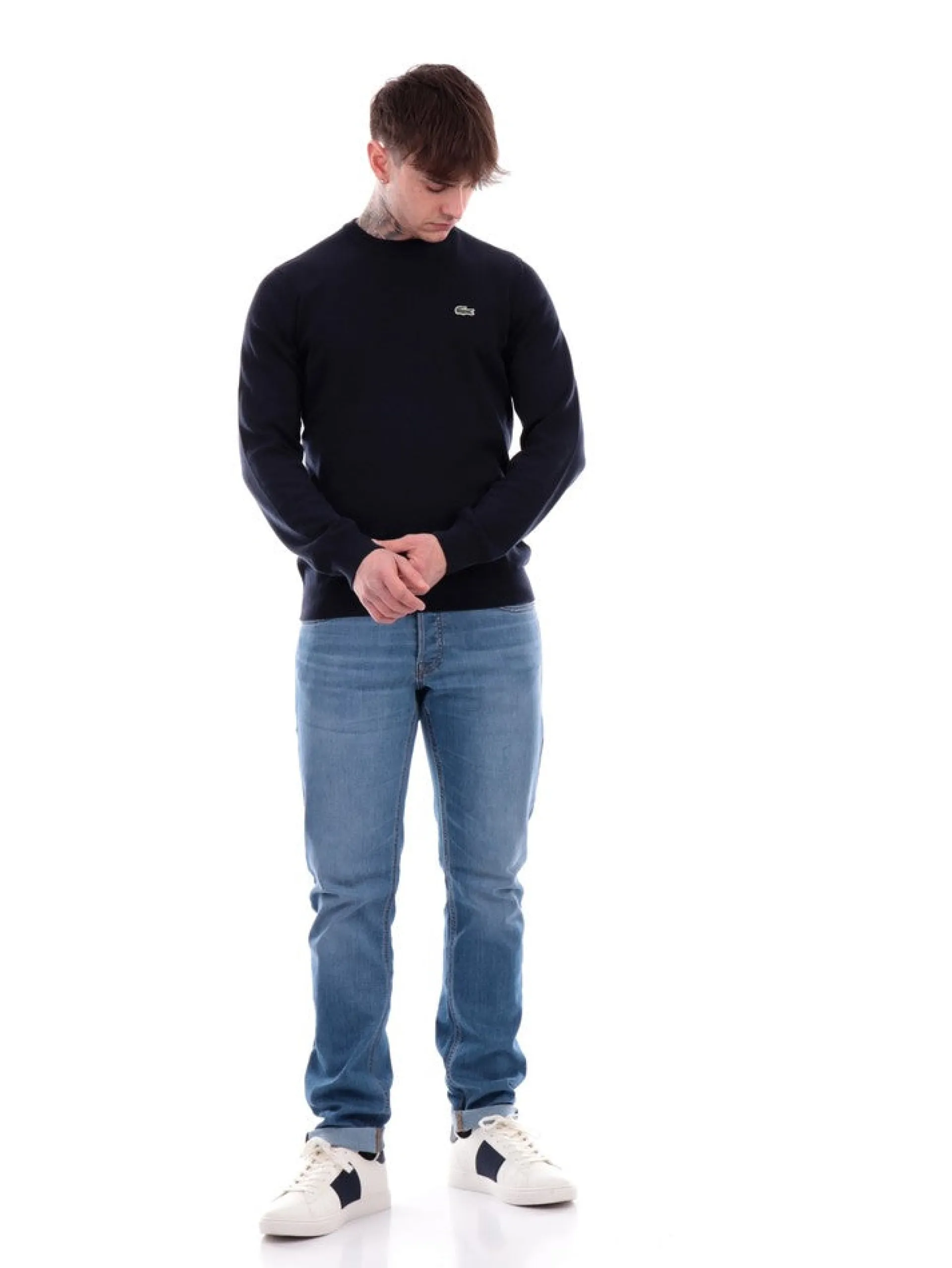 LACOSTE Maglie*Maglione blu da uomo AH0128