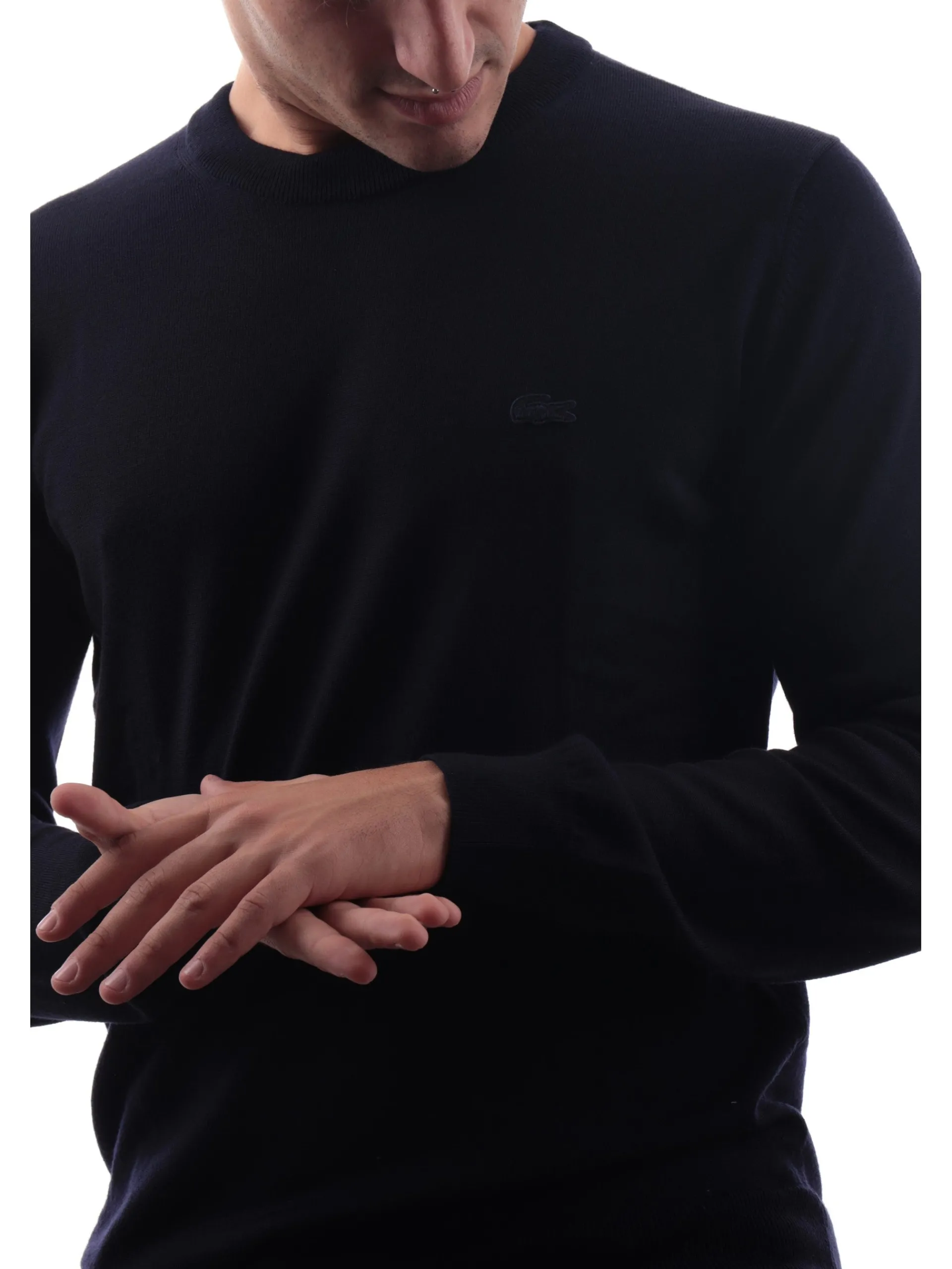 LACOSTE Maglie*Maglione blu da uomo AH1969