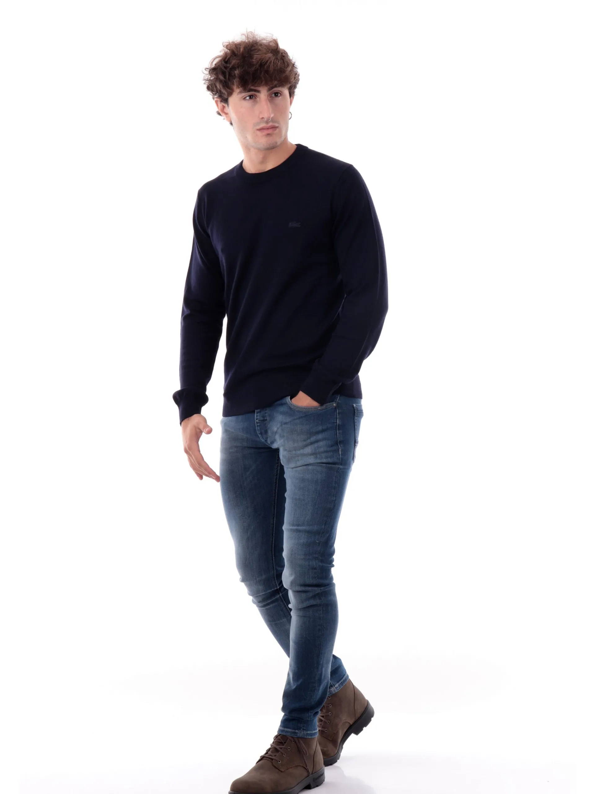 LACOSTE Maglie*Maglione blu da uomo AH1969