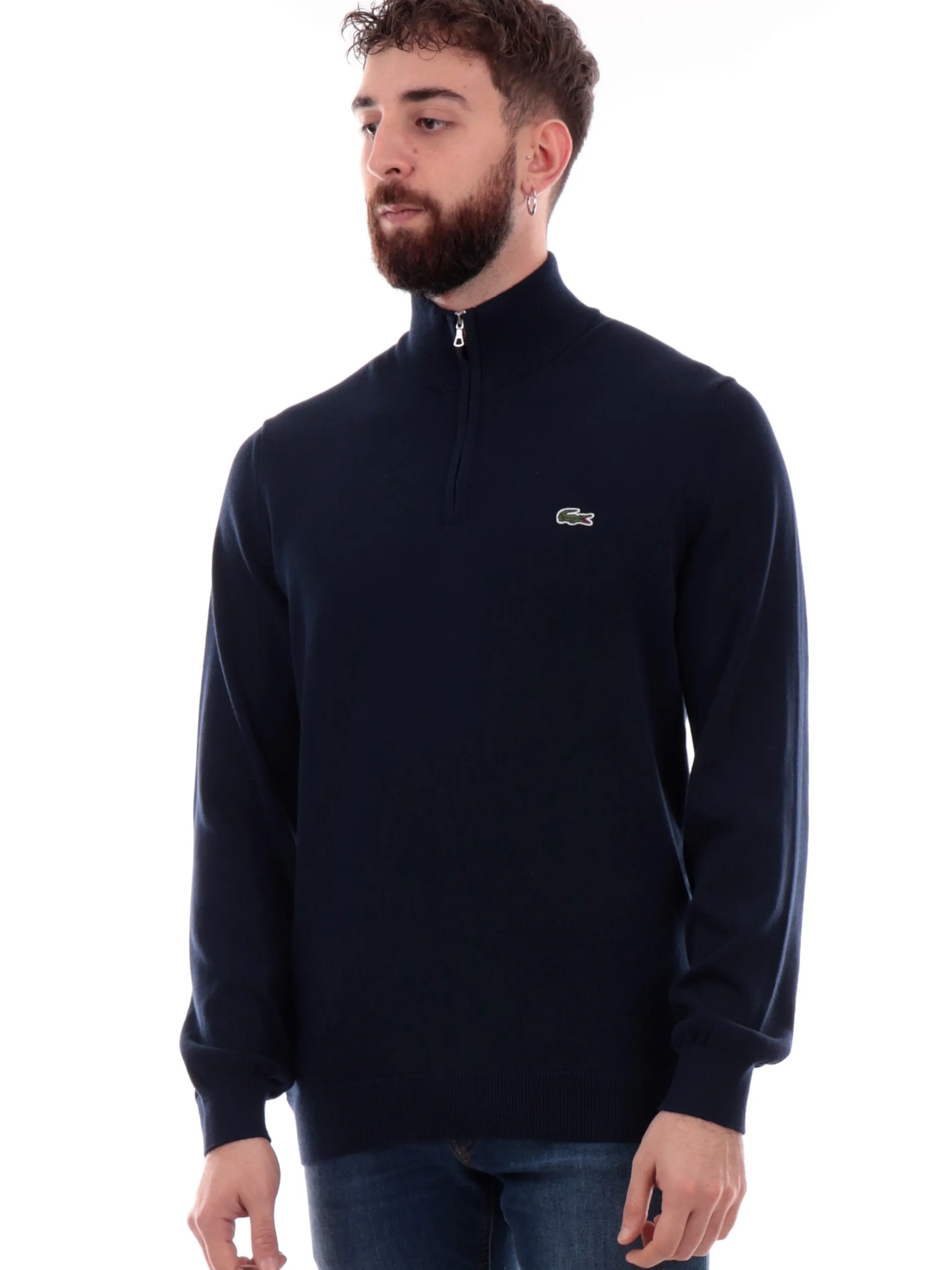LACOSTE Maglie*Maglione Blu da Uomo