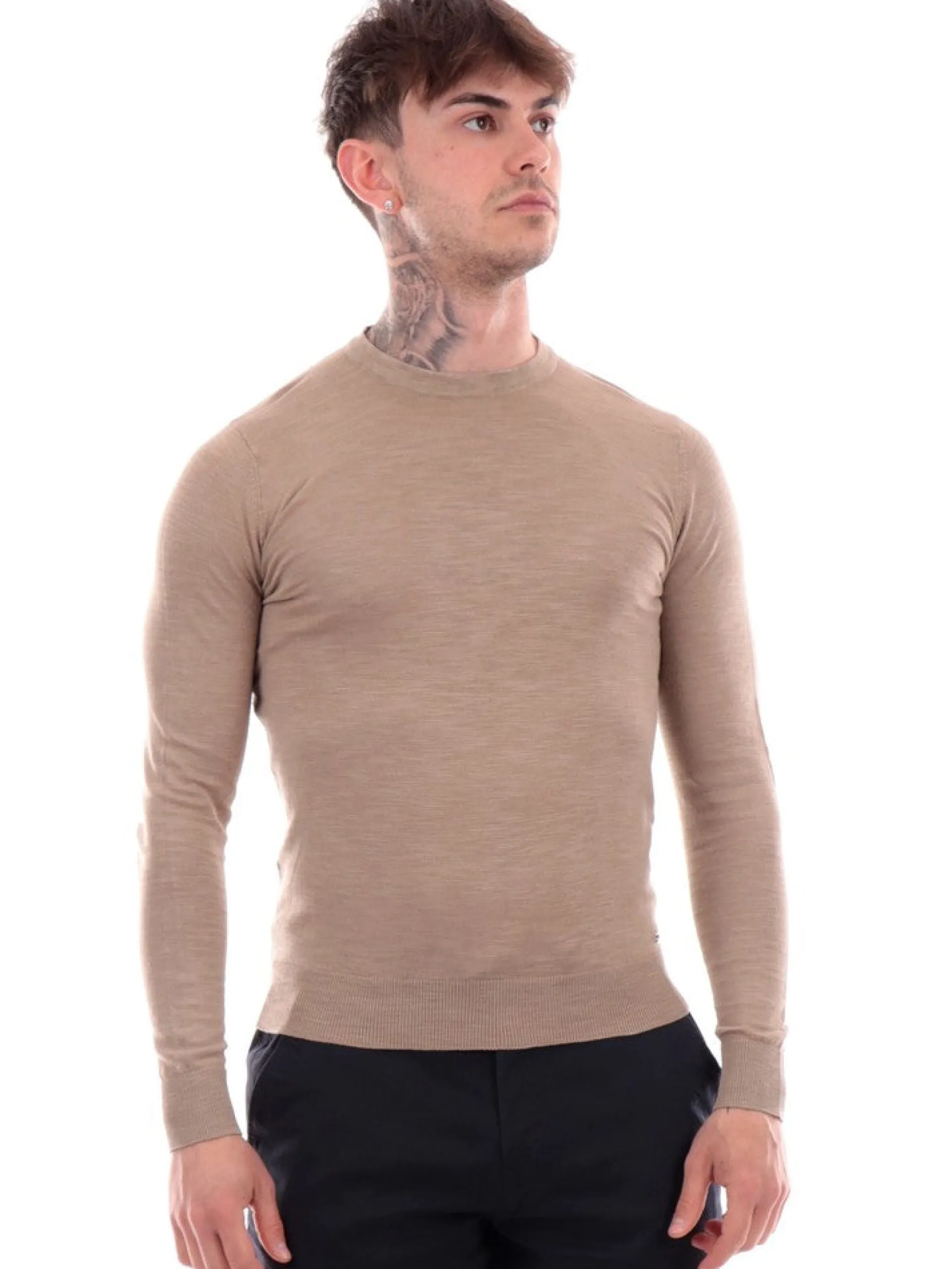 MARKUP Maglie*Maglione beige da uomo MK10006