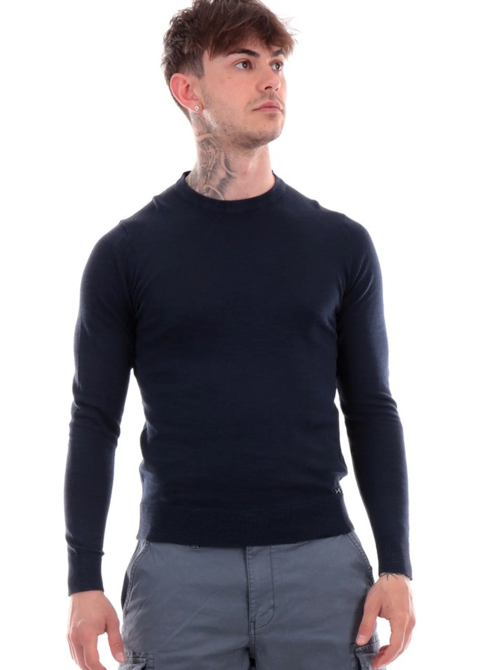MARKUP Maglie*Maglione blu da uomo MK10006